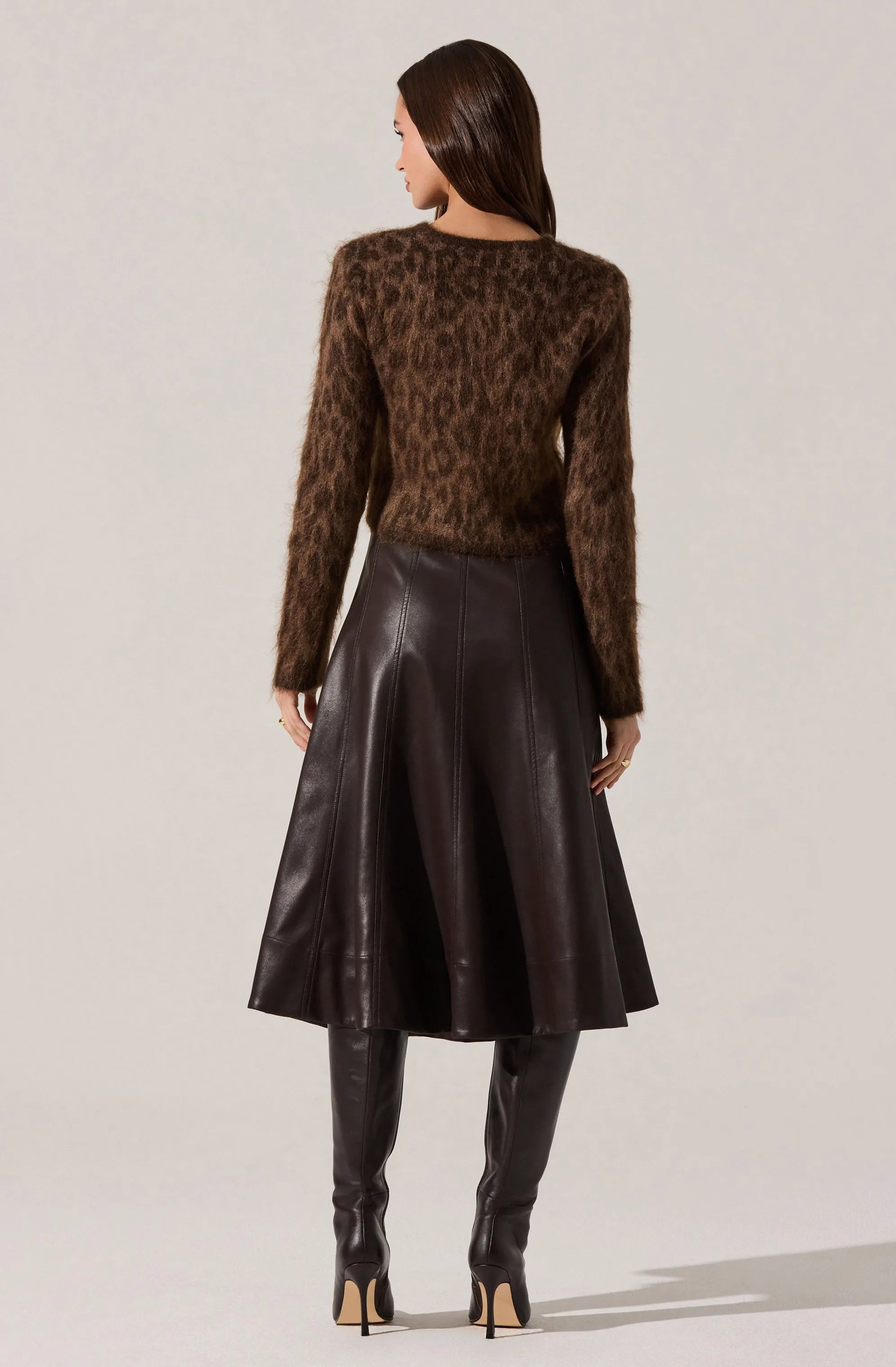 Brown cheetah print