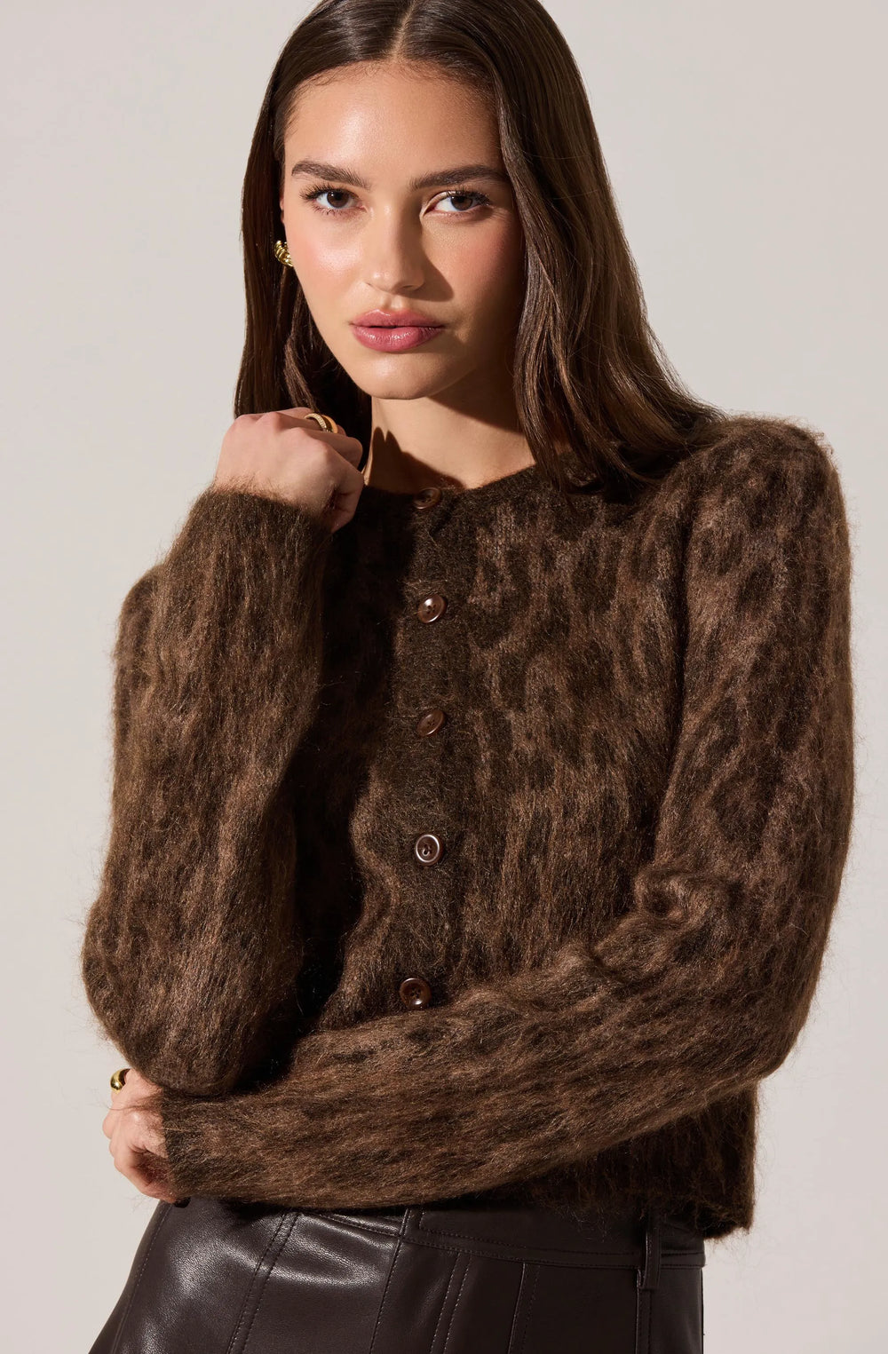 Brown cheetah print