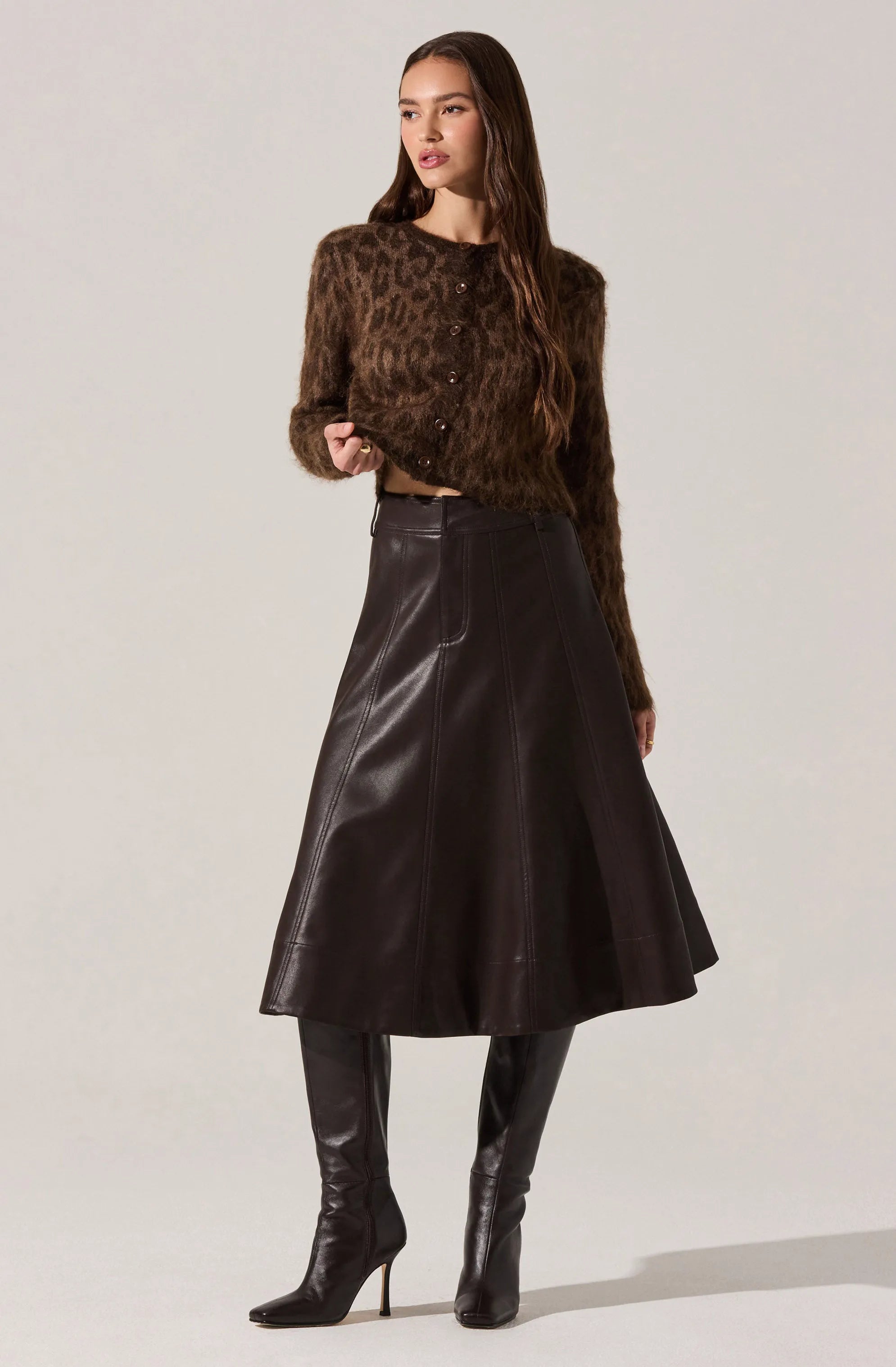 Brown cheetah print