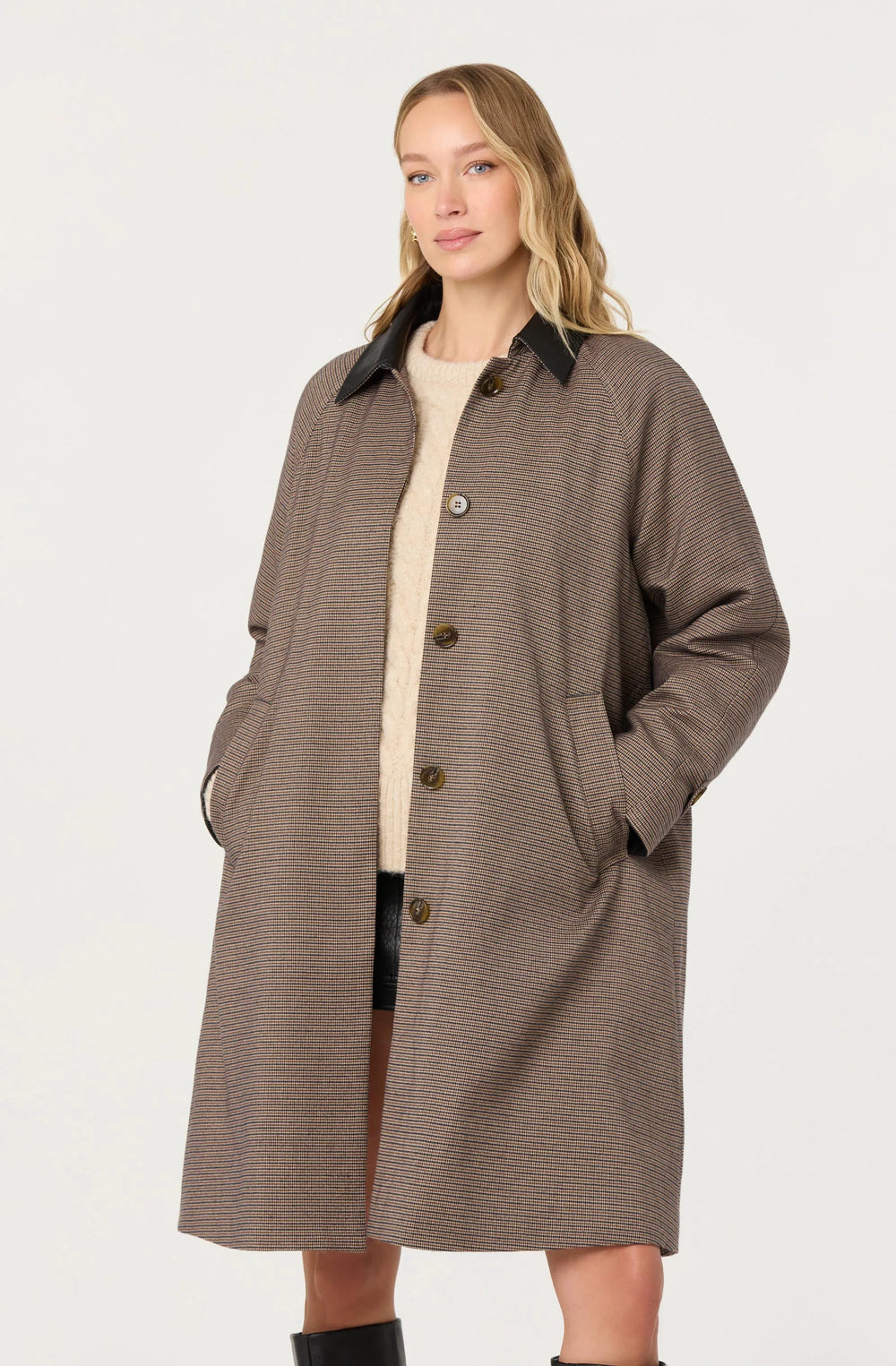 Brown plaid