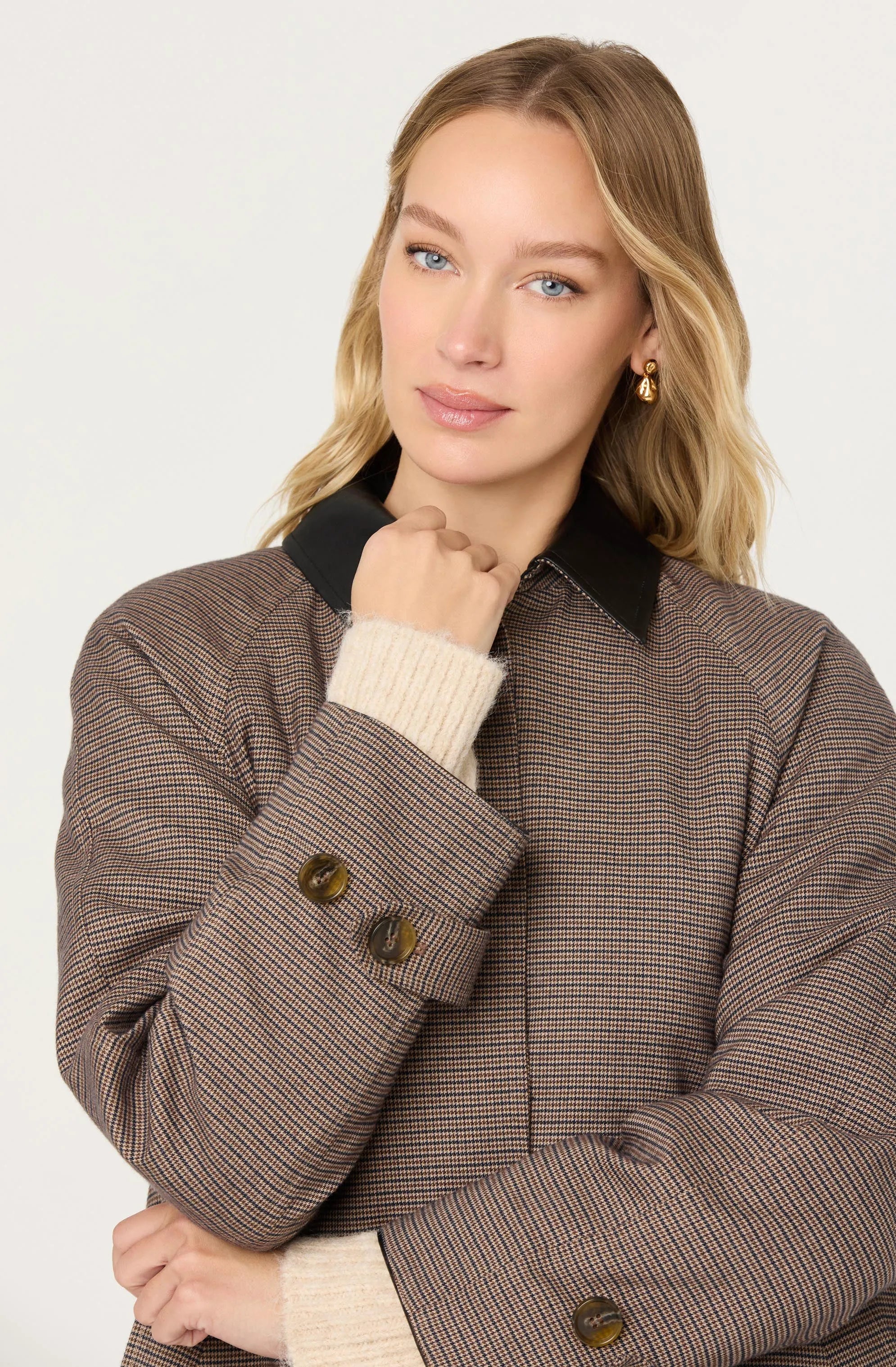 Brown plaid