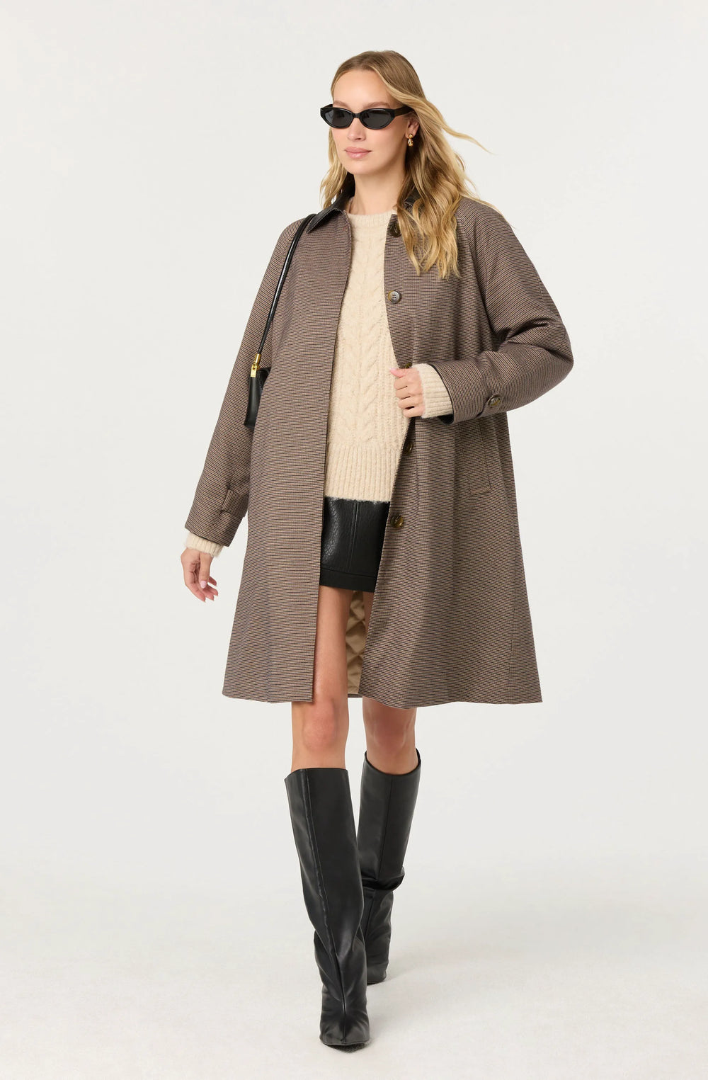 Brown plaid