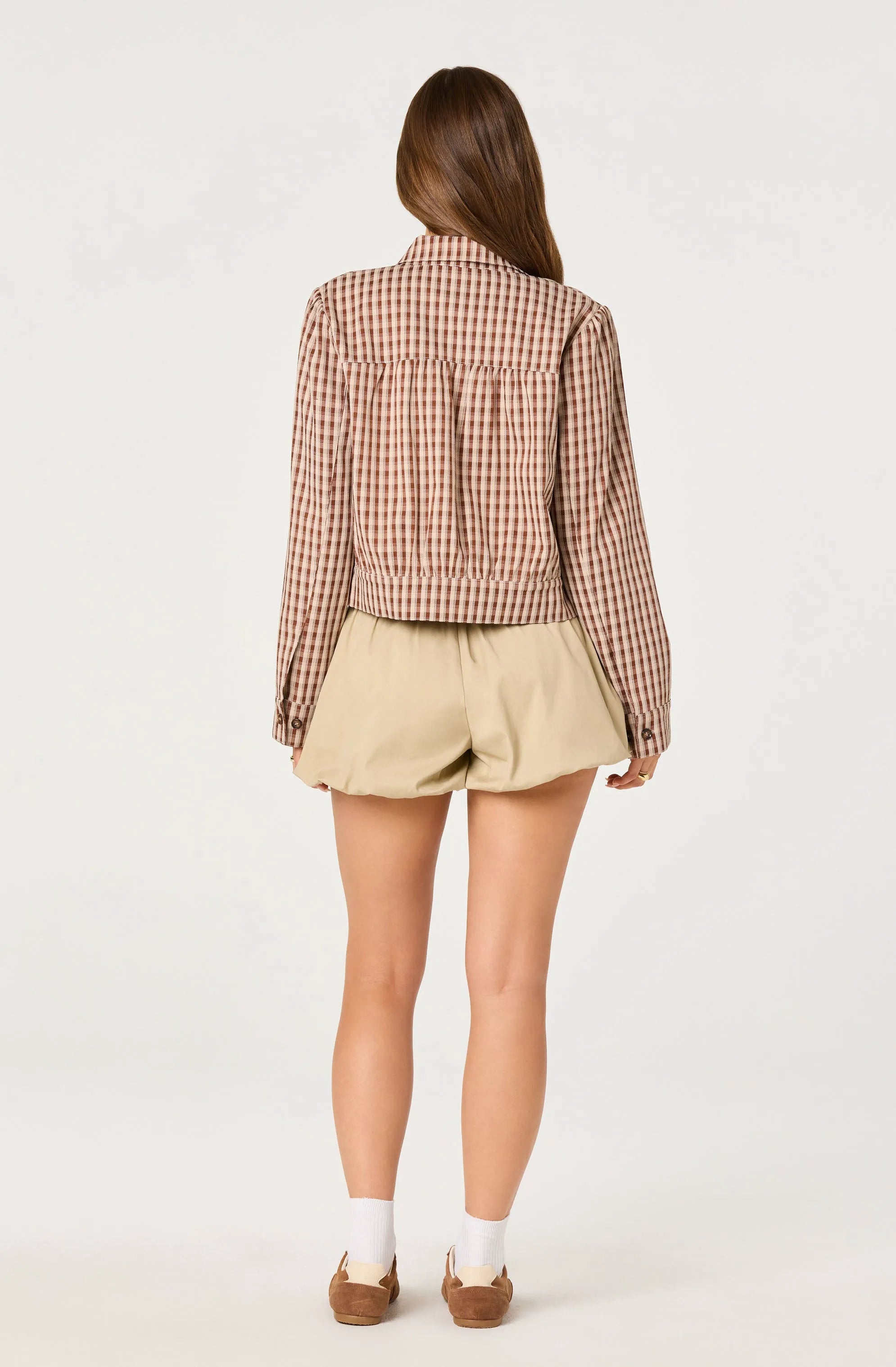 Brown plaid