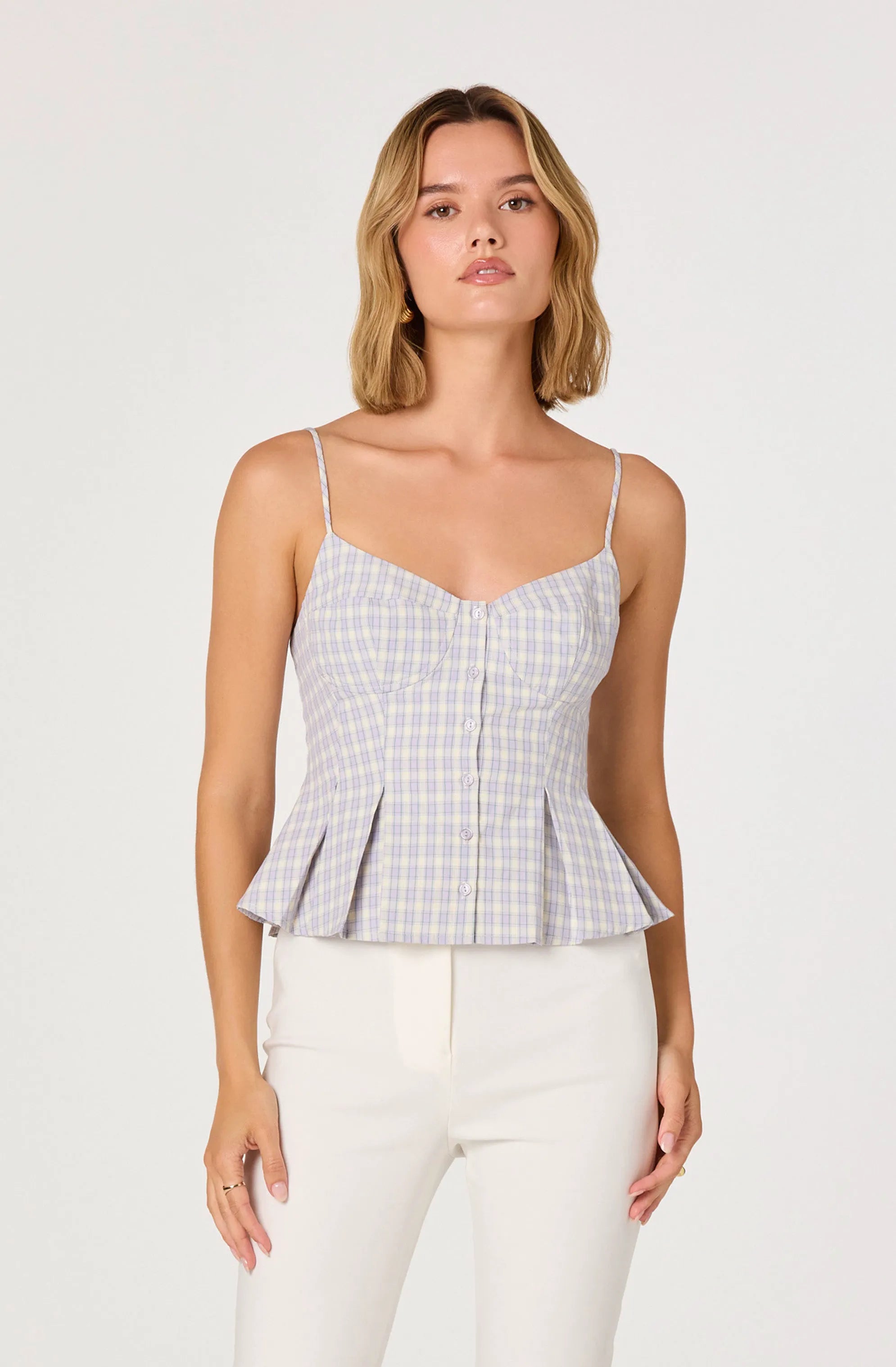 Purple plaid