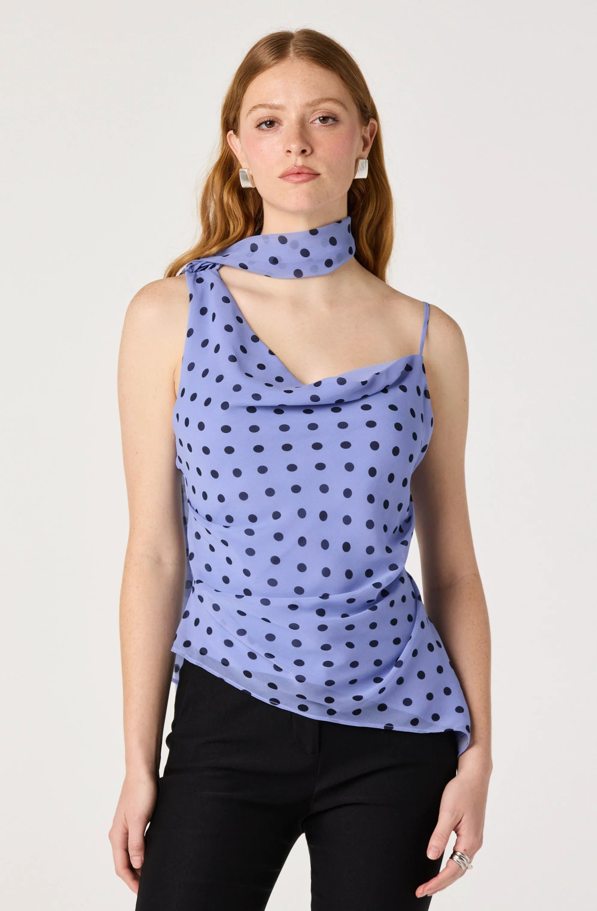 Blue polka dot