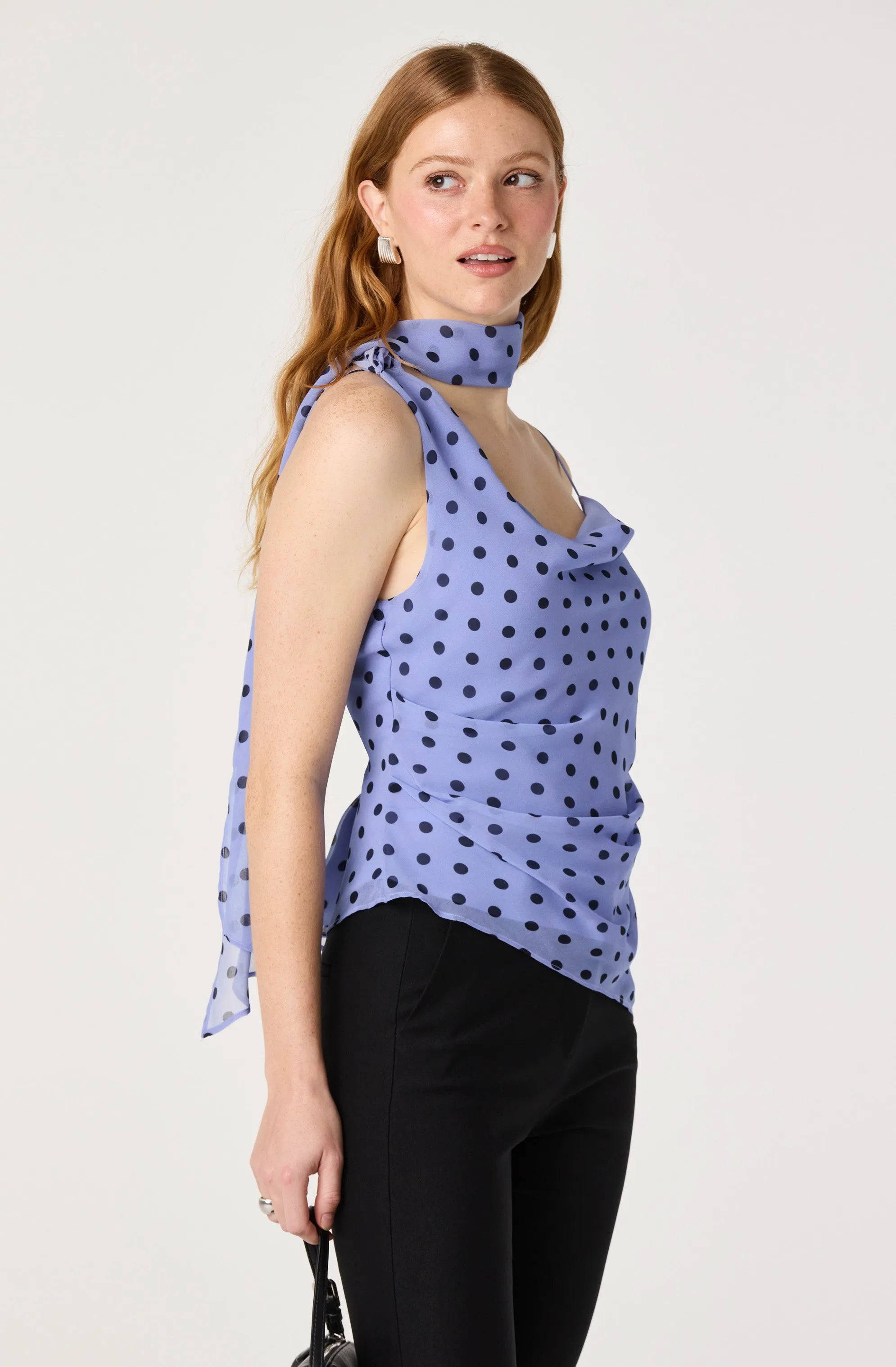 Blue polka dot