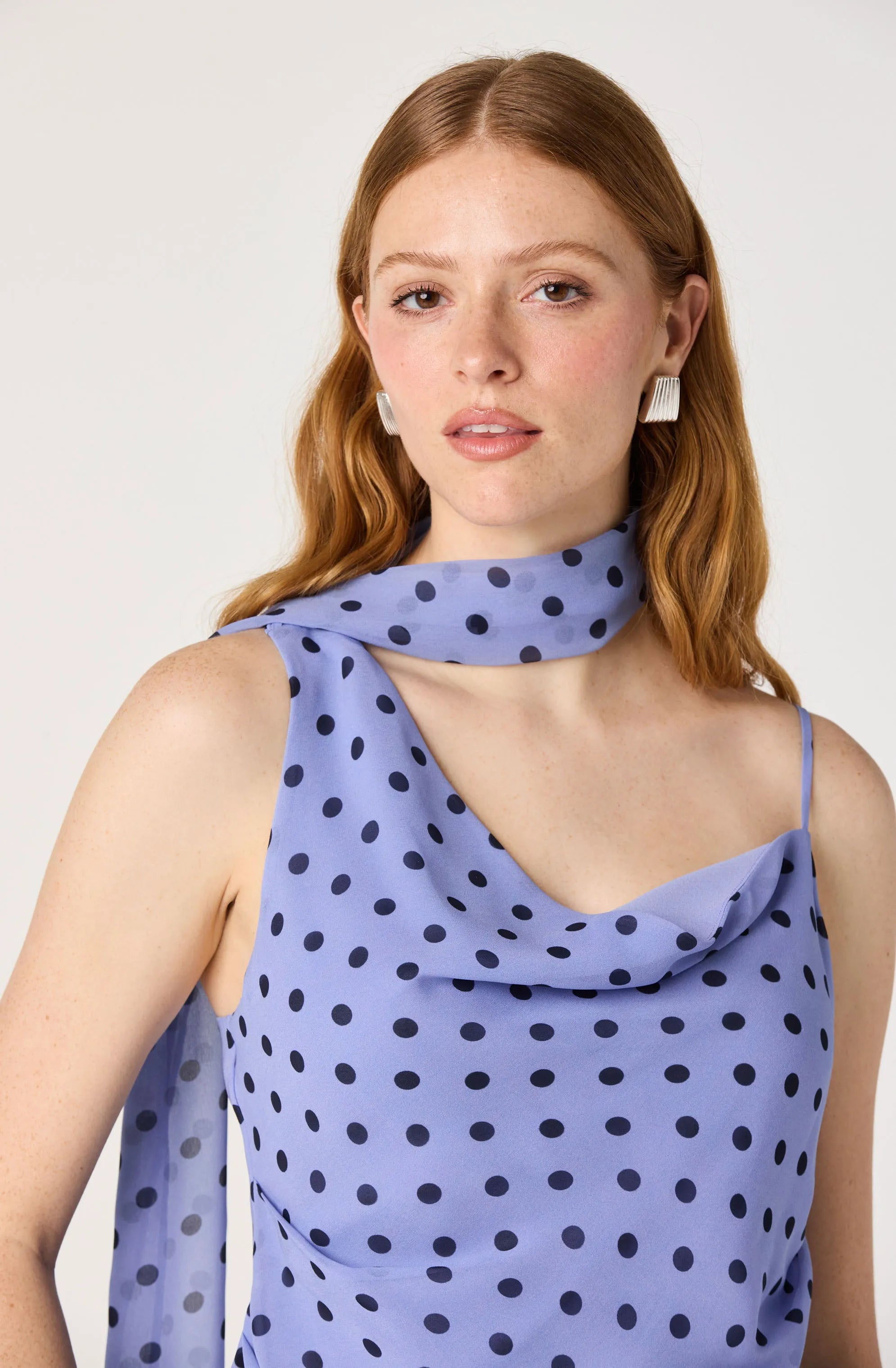Blue polka dot