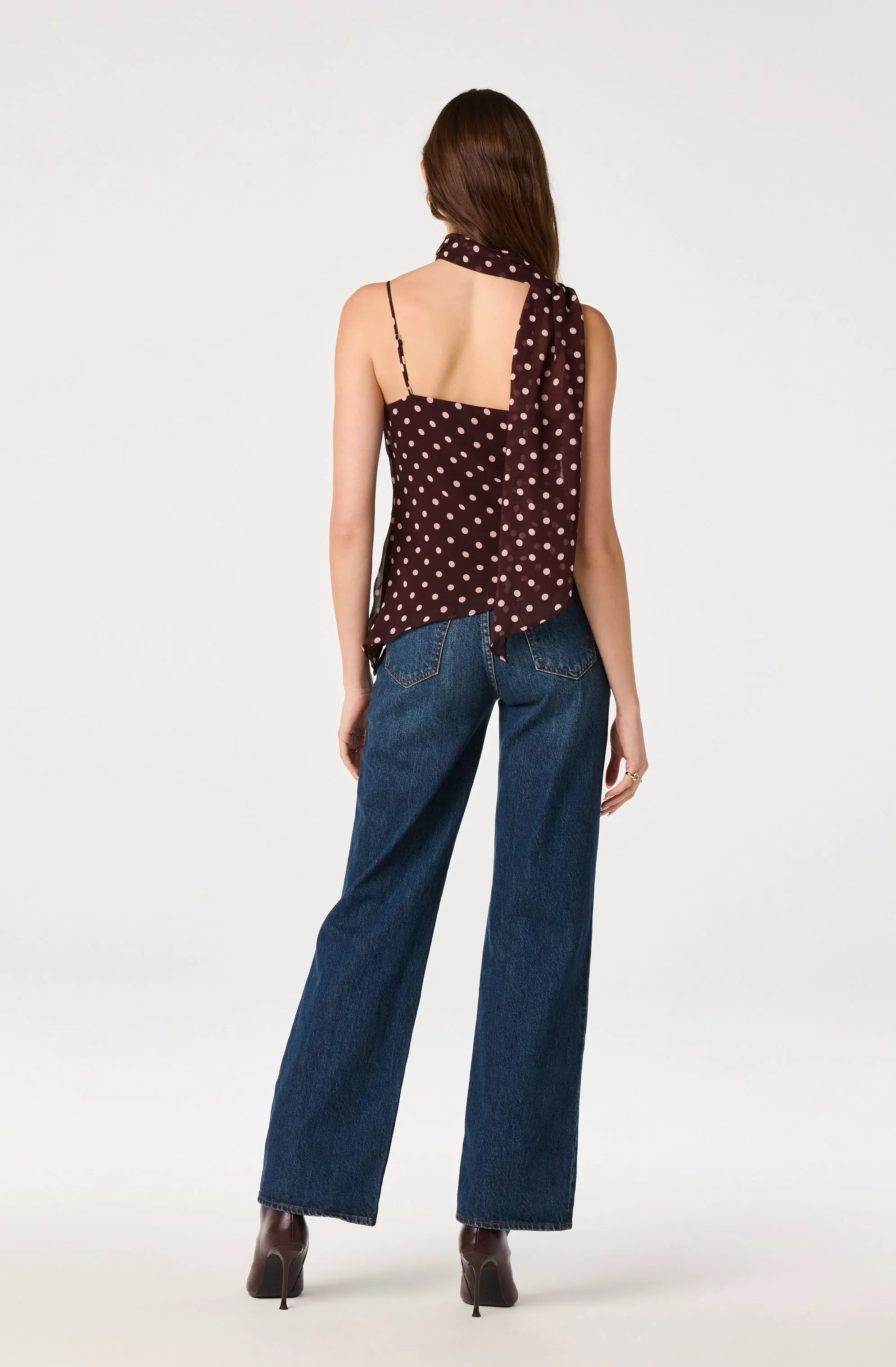 Brown polka dot