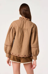Caramel plaid