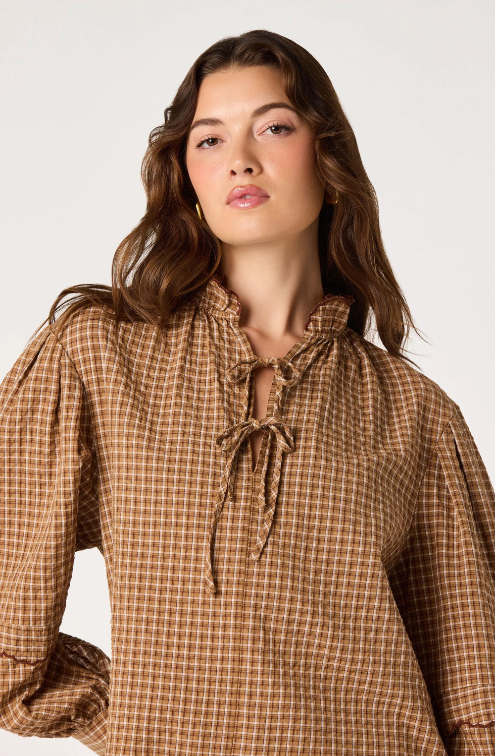 Caramel plaid