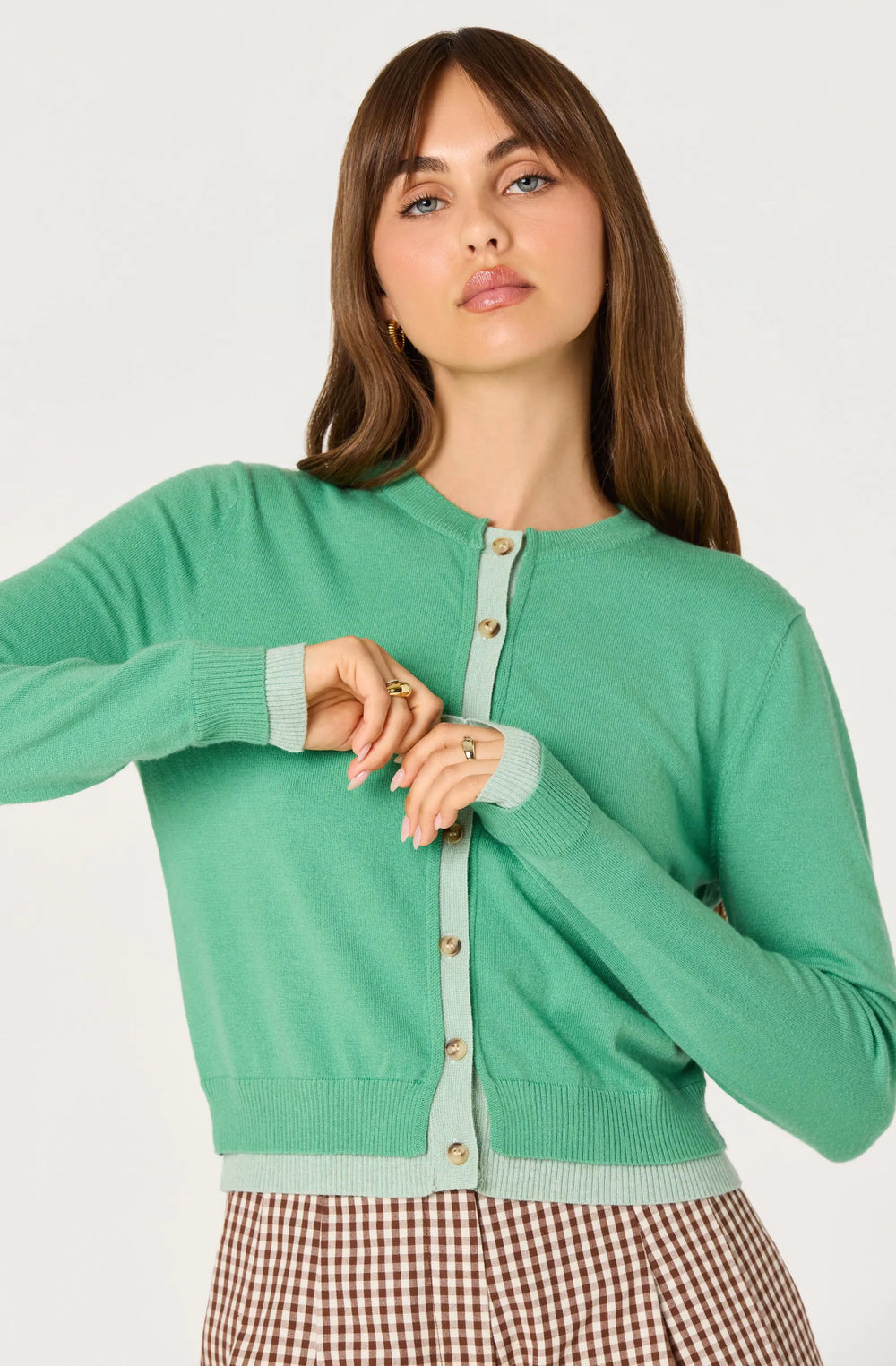 Green color block