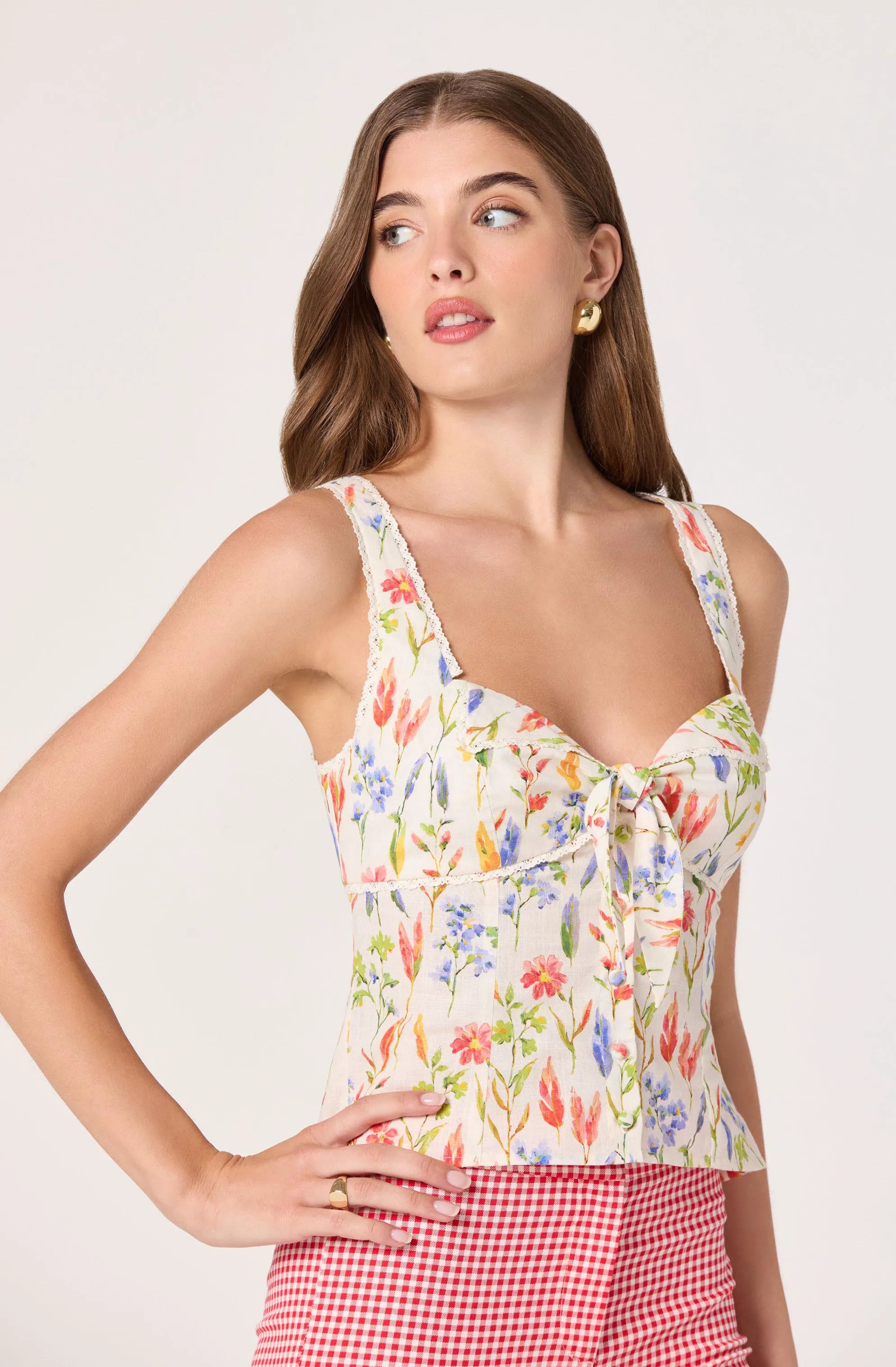 White floral