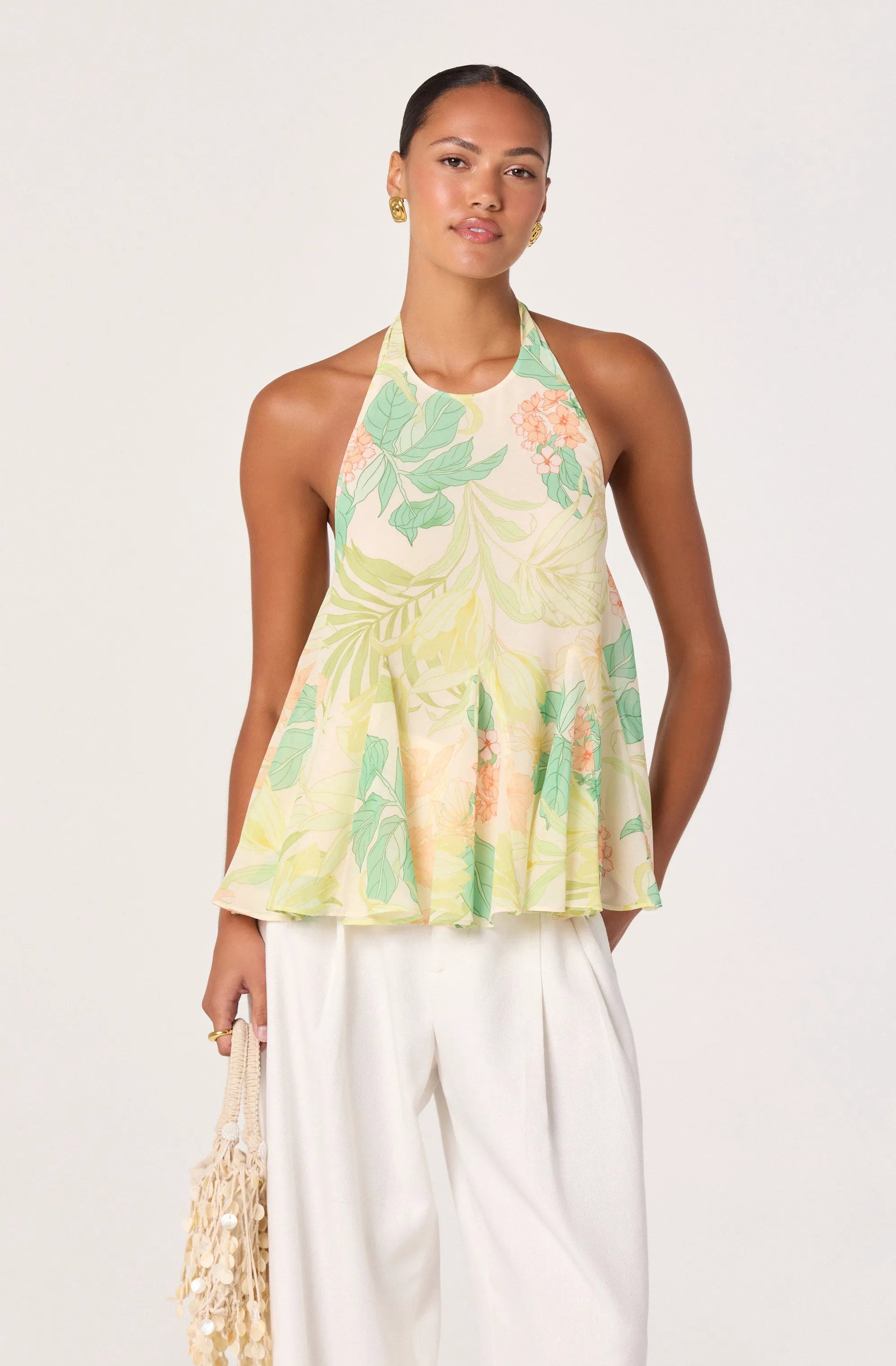 Green peach tropical