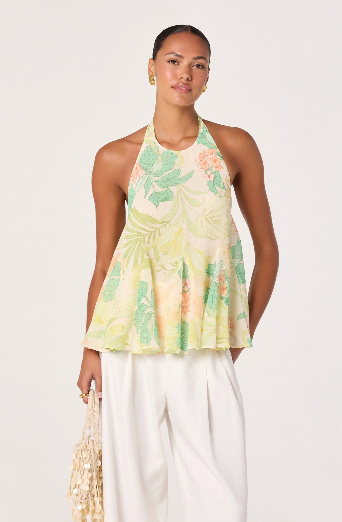 Green peach tropical