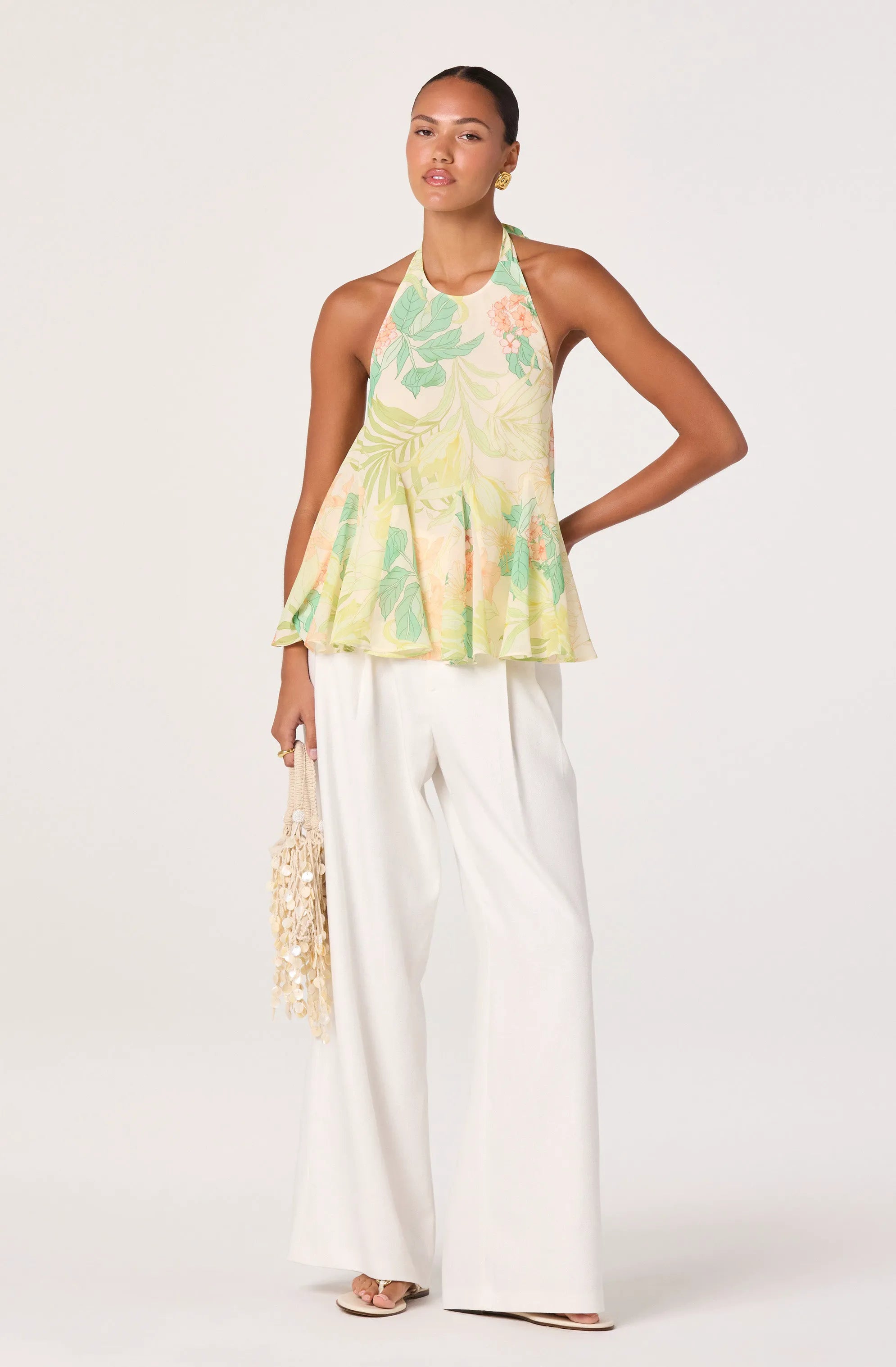 Green peach tropical