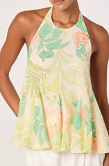 Green peach tropical