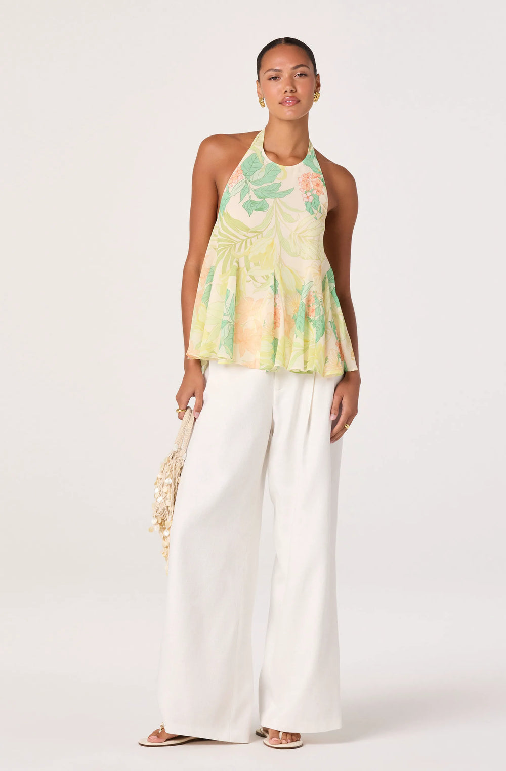 Green peach tropical