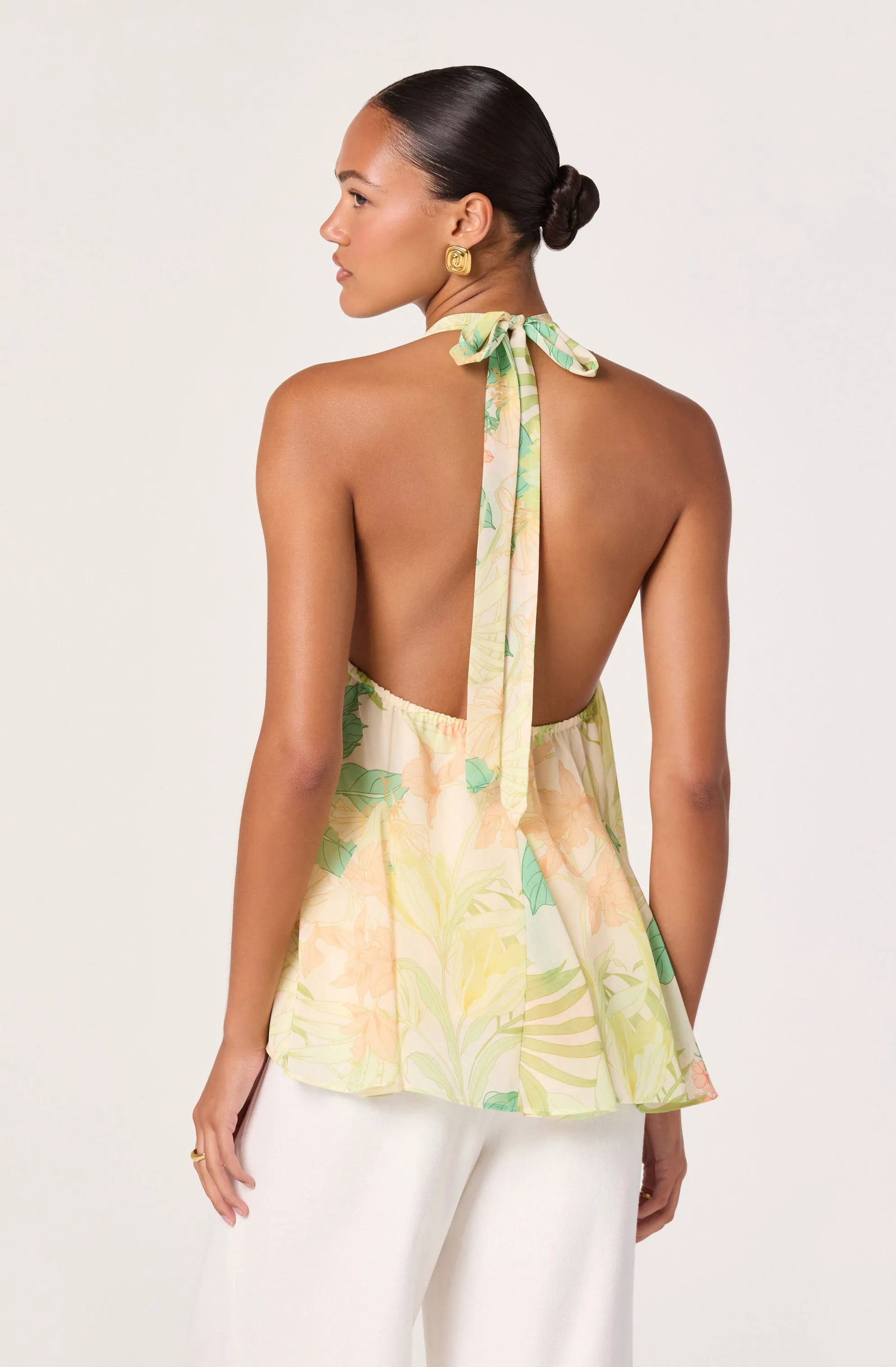 Green peach tropical