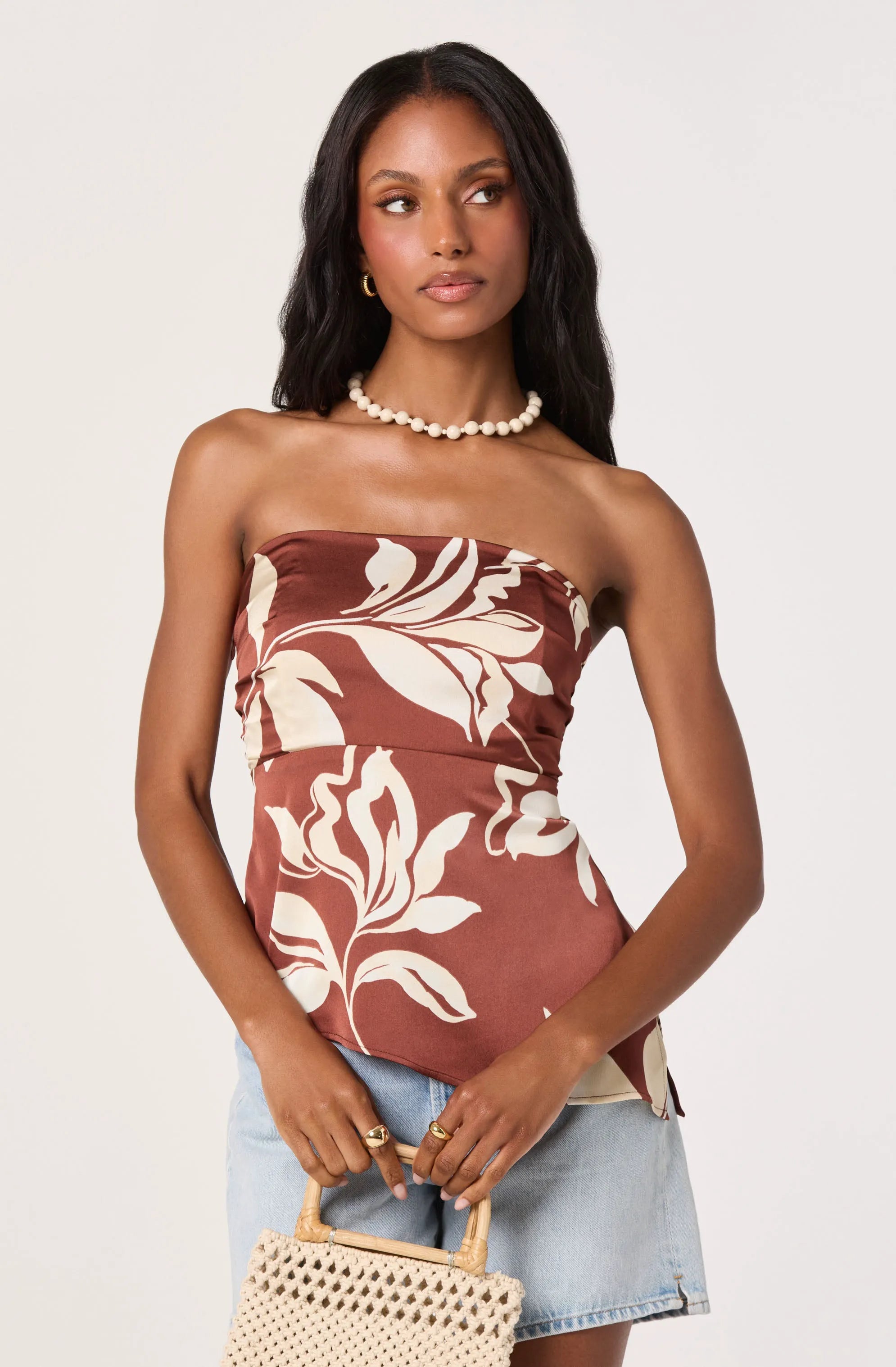 Brown floral