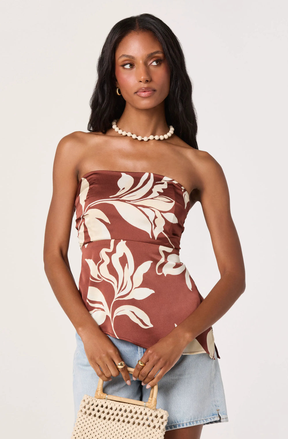 Brown floral
