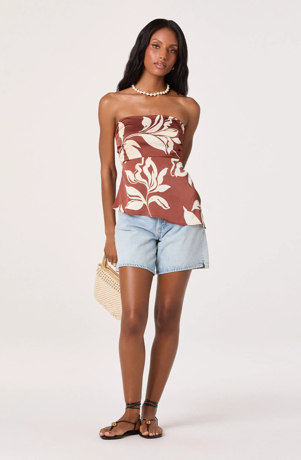 Brown floral