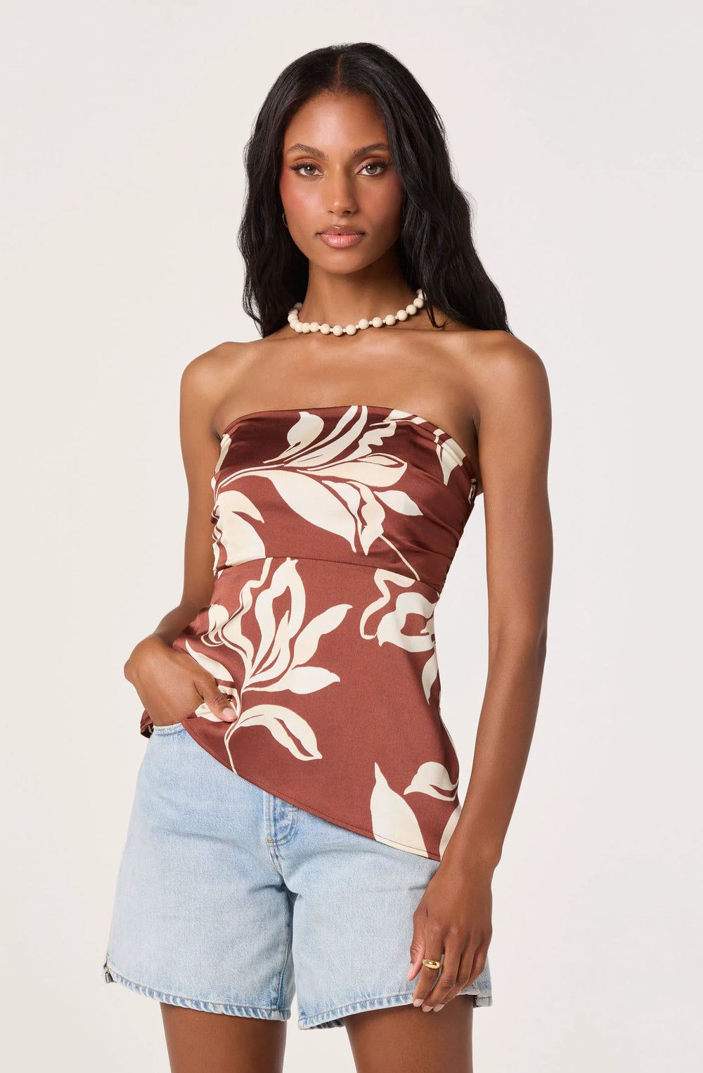 Brown floral