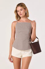 Brown gingham