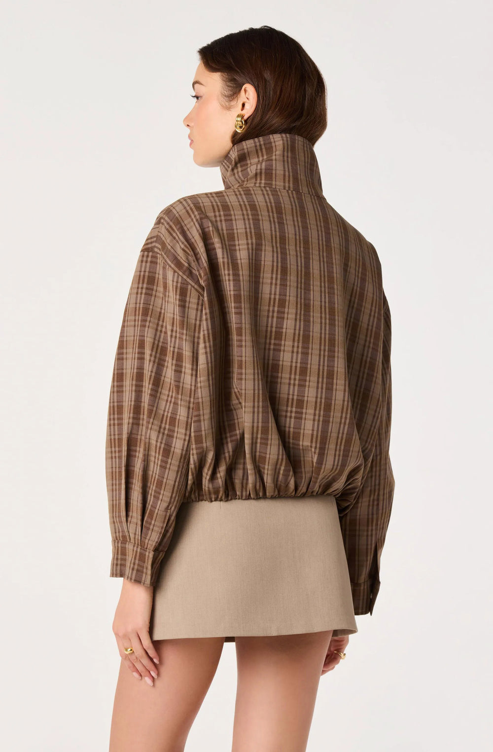 Brown plaid