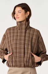 Brown plaid