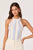 White multi stripe