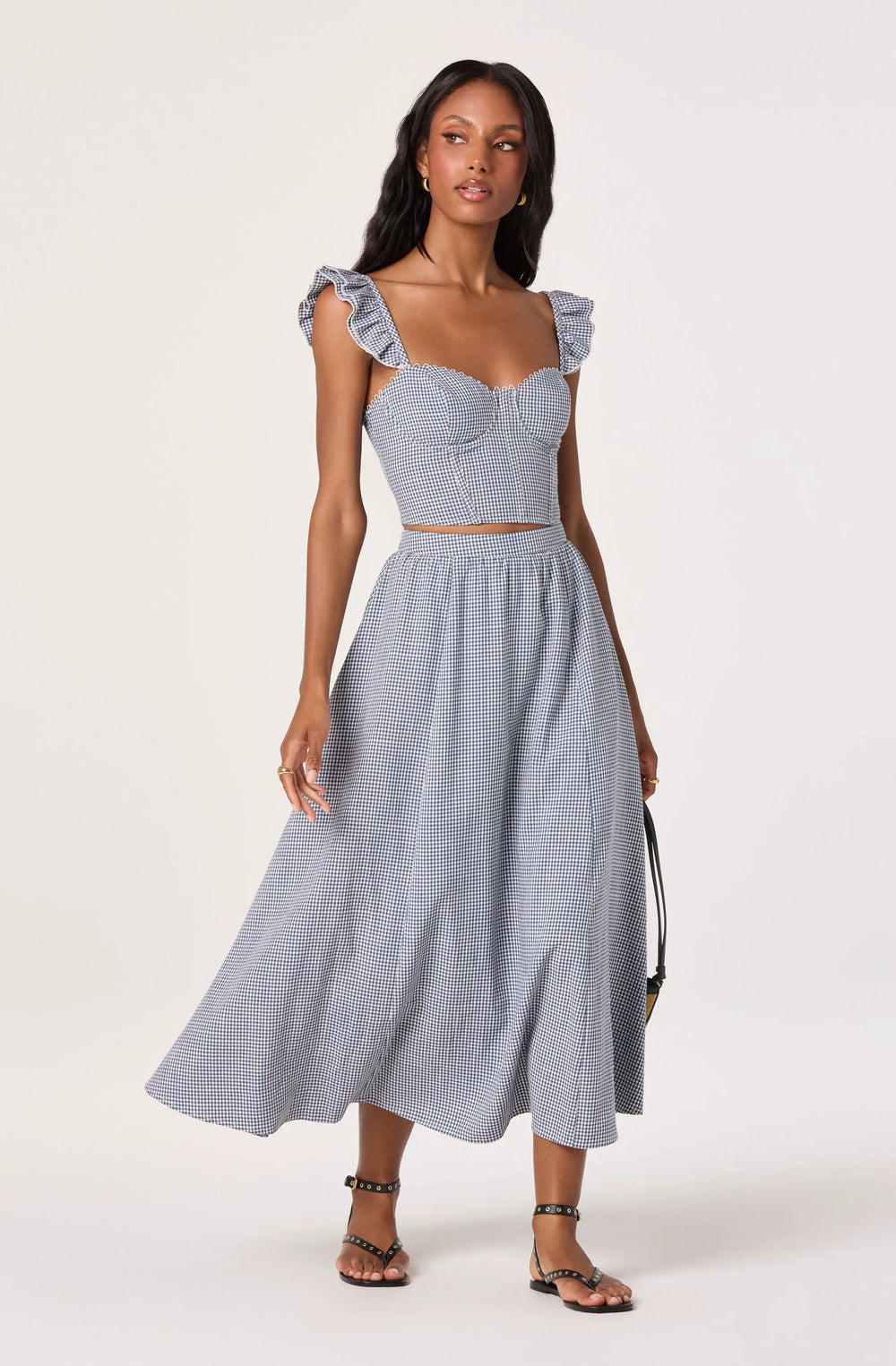 Blue gingham