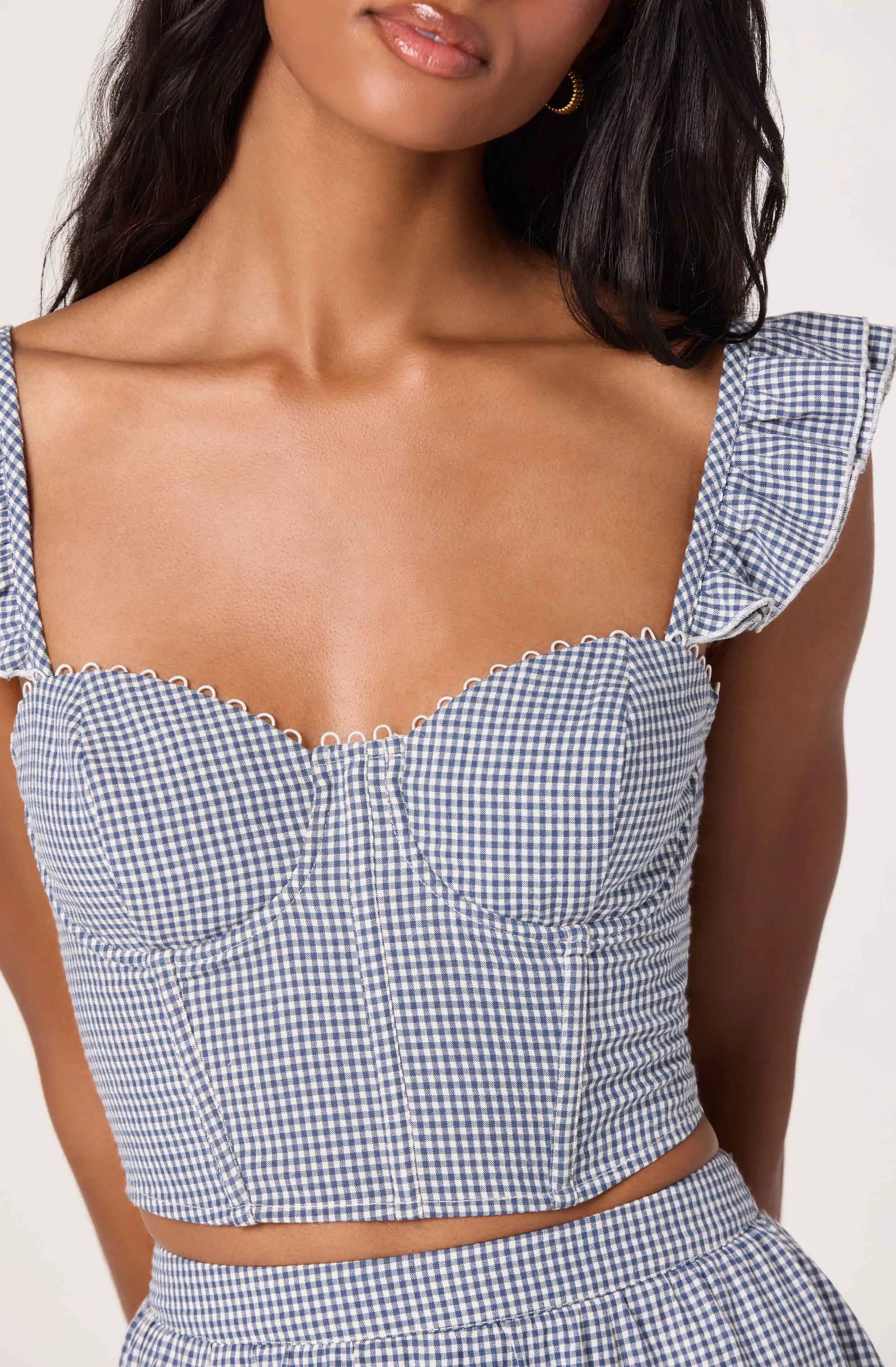 Blue gingham