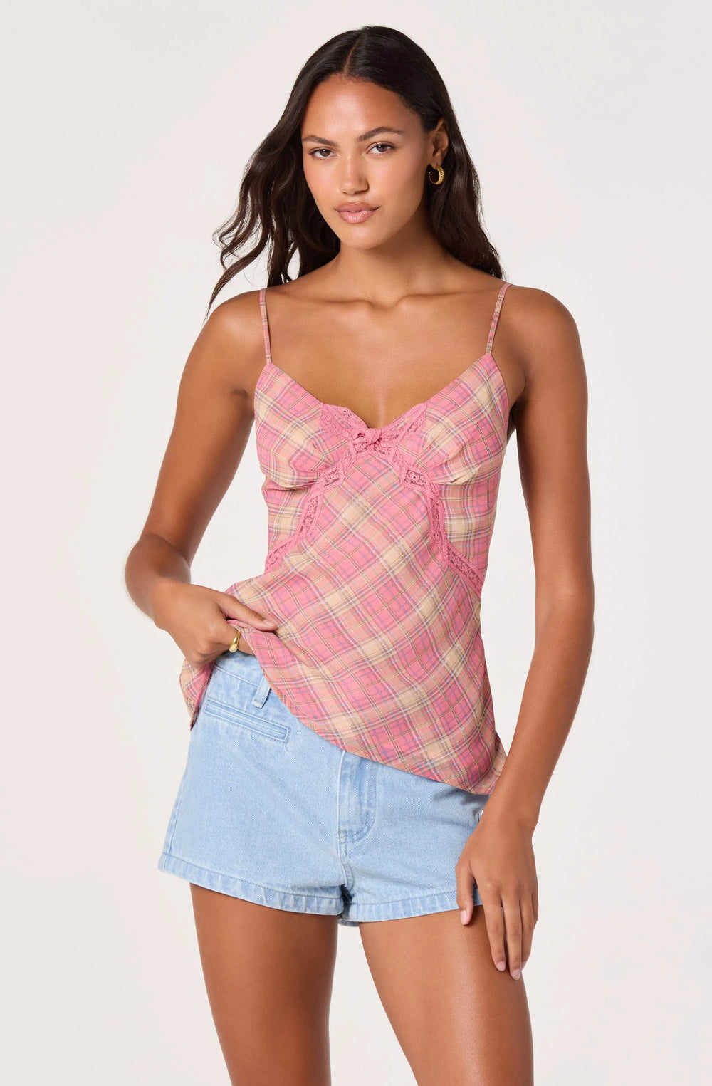 Pink plaid