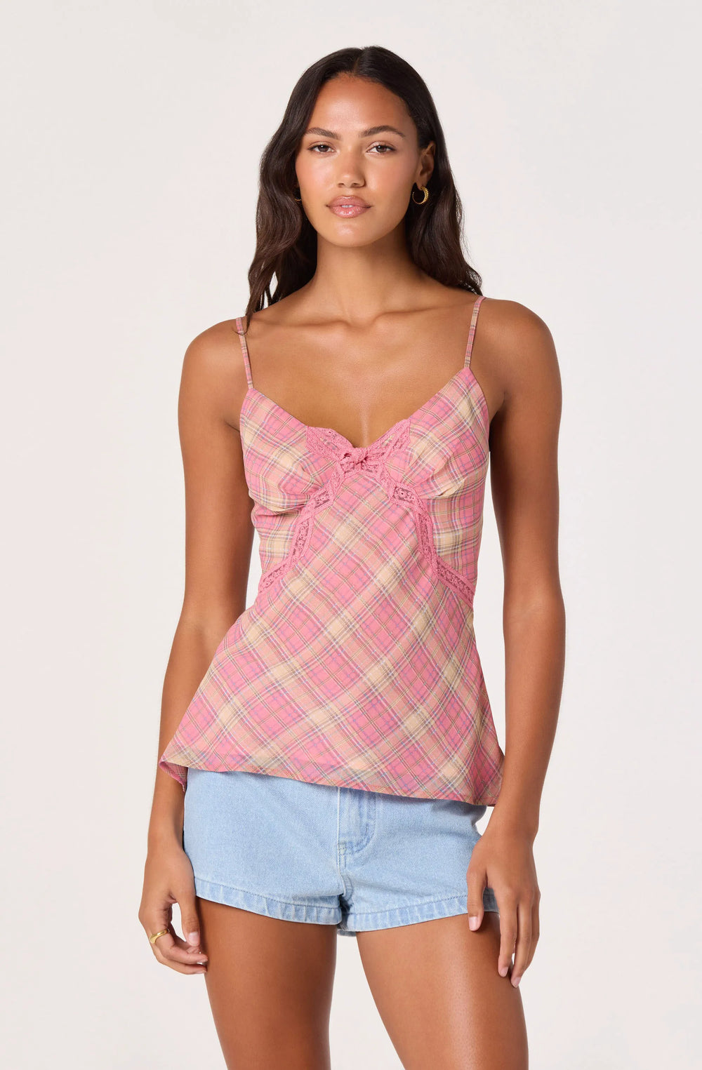 Pink plaid