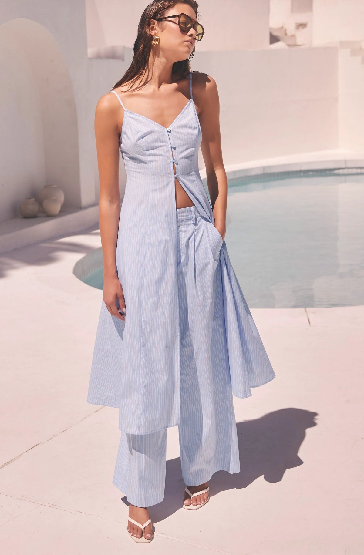 Blue pinstripe