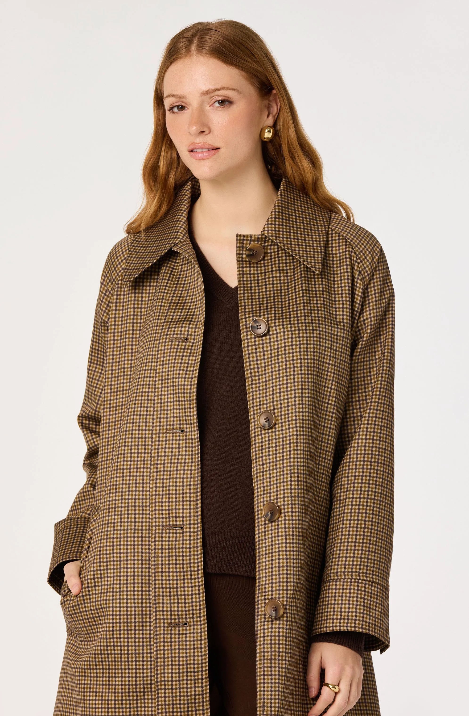 Brown plaid