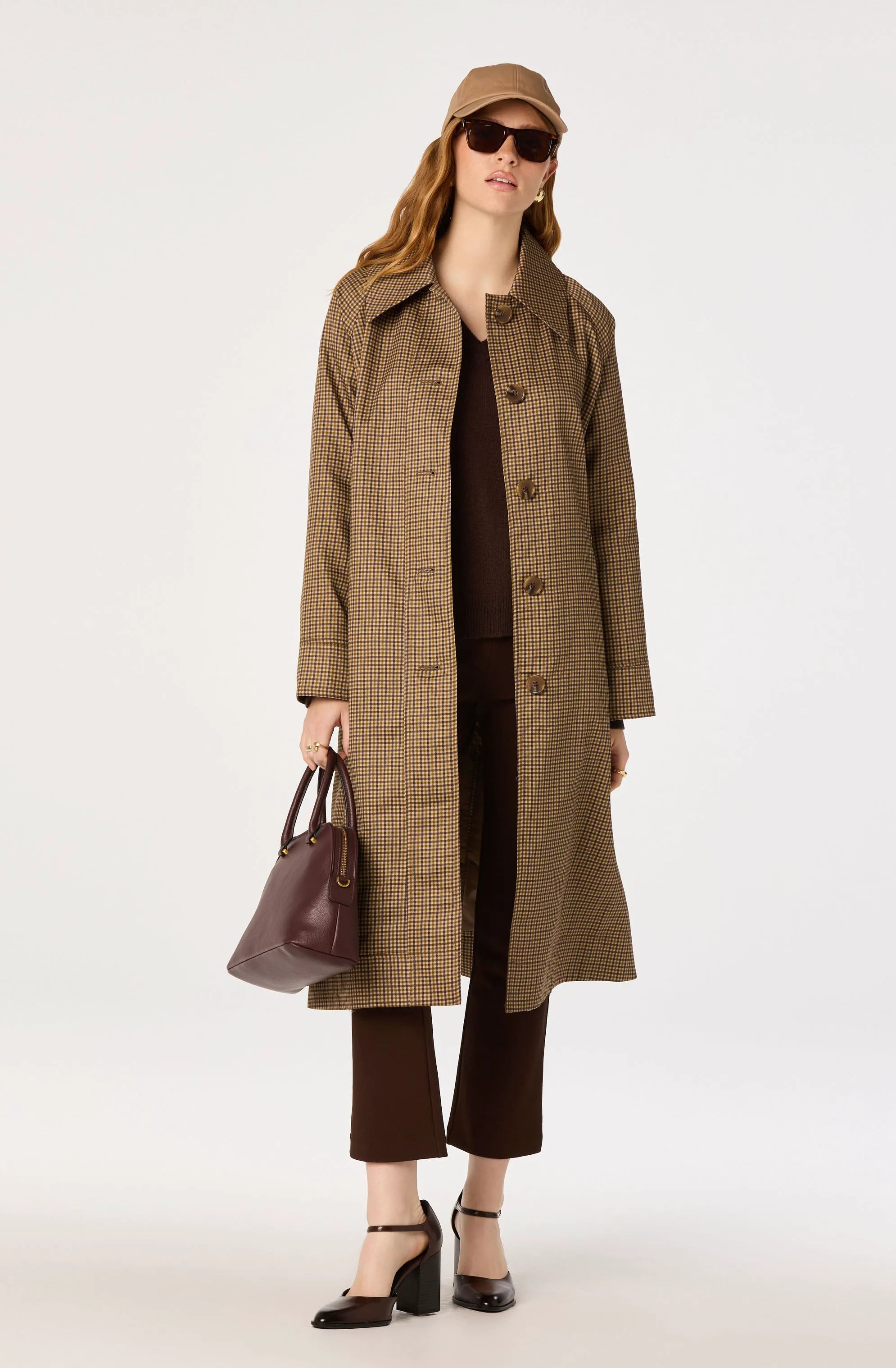 Brown plaid