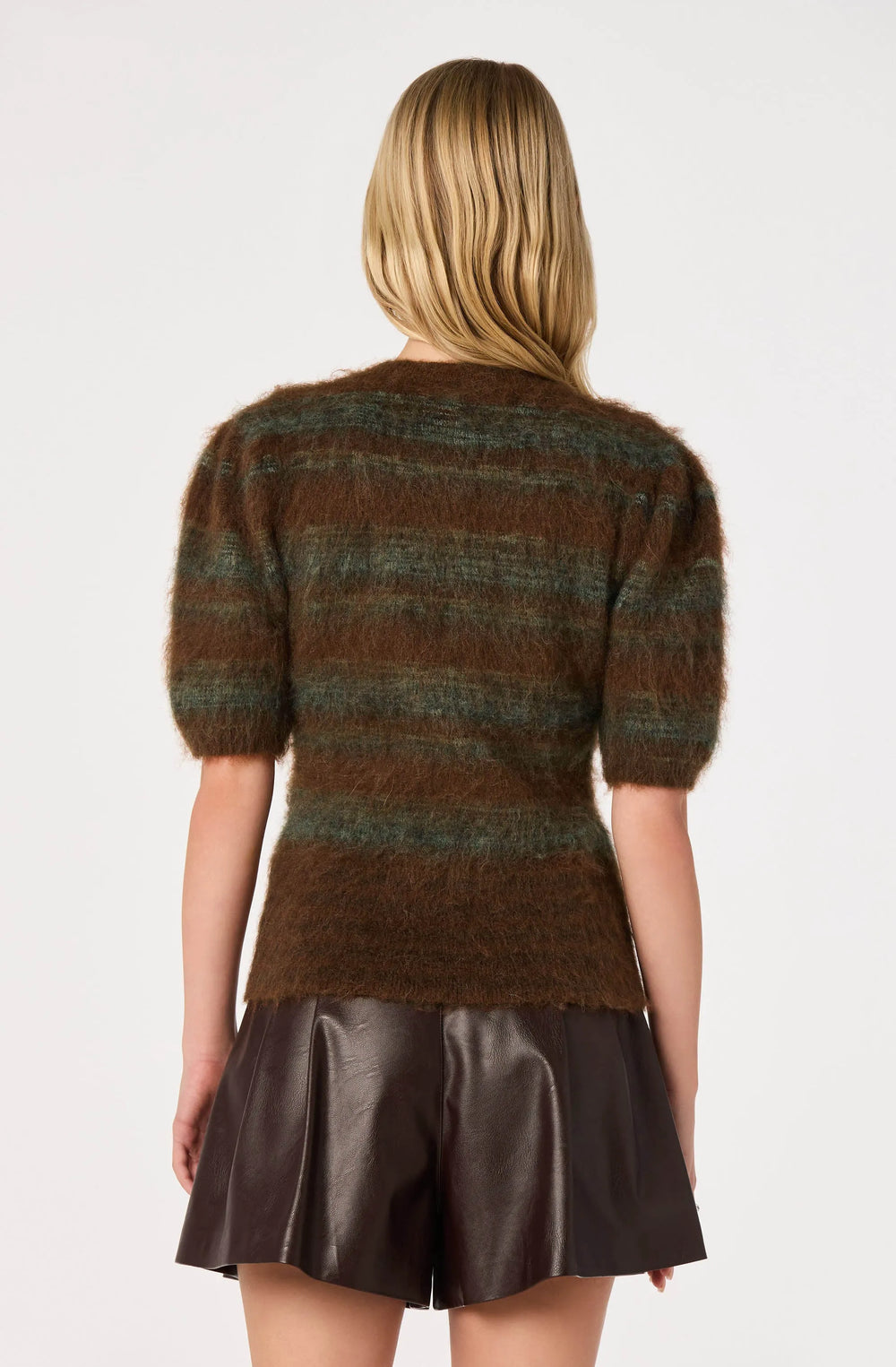 Brown green stripe