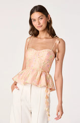 Peach floral