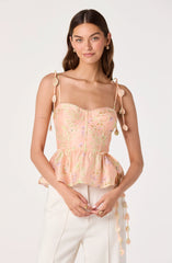 Peach floral