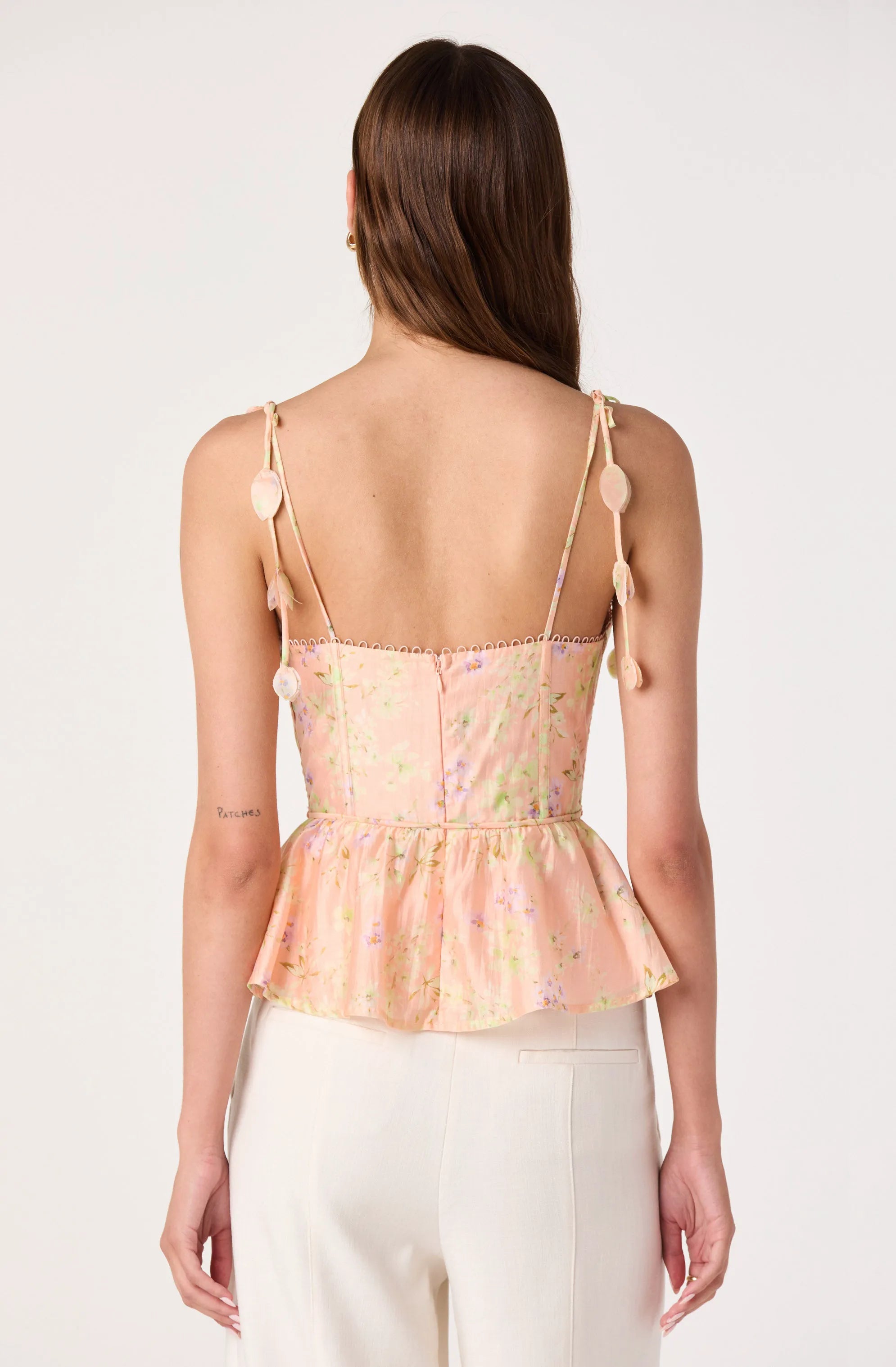 Peach floral