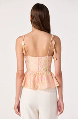 Peach floral