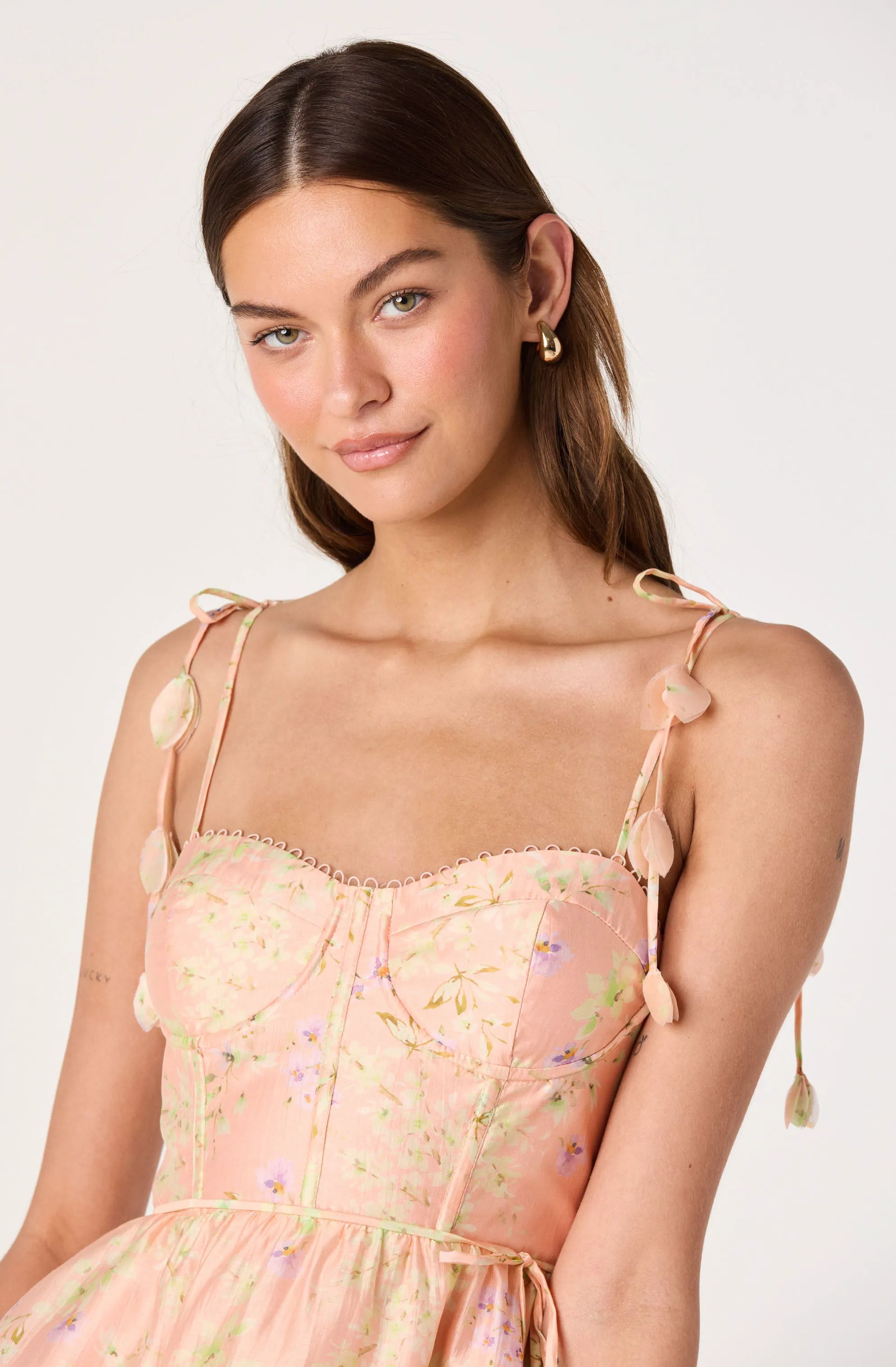 Peach floral