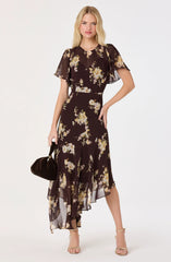 Brown floral