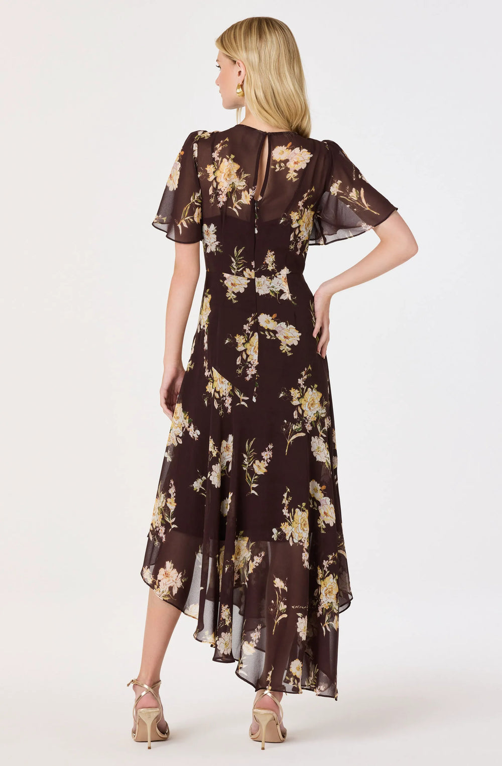 Brown floral