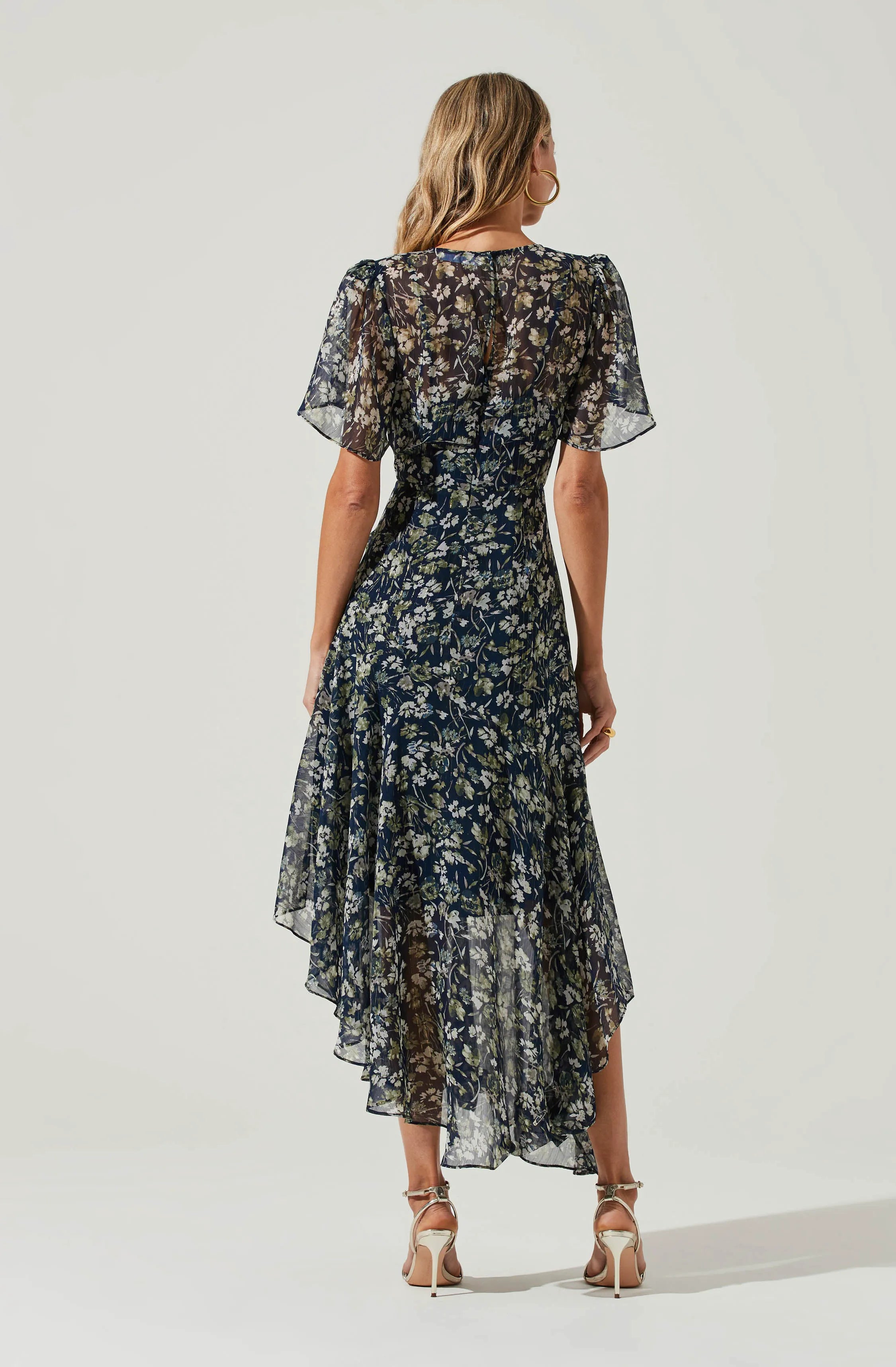 Blue Green Floral