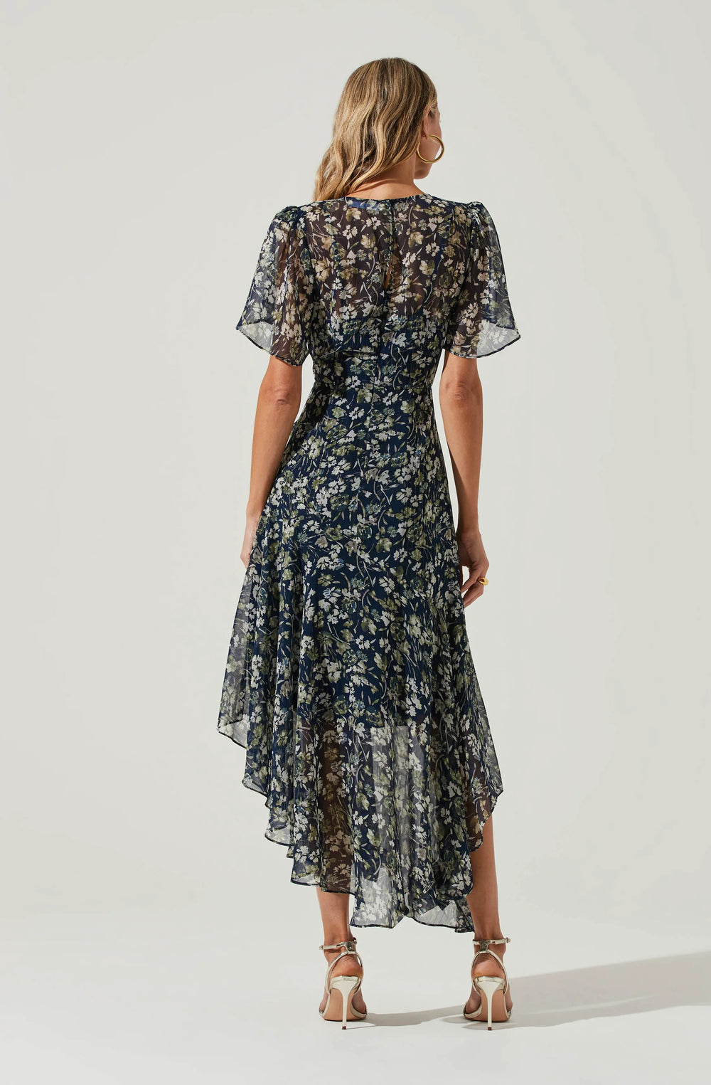 Blue Green Floral