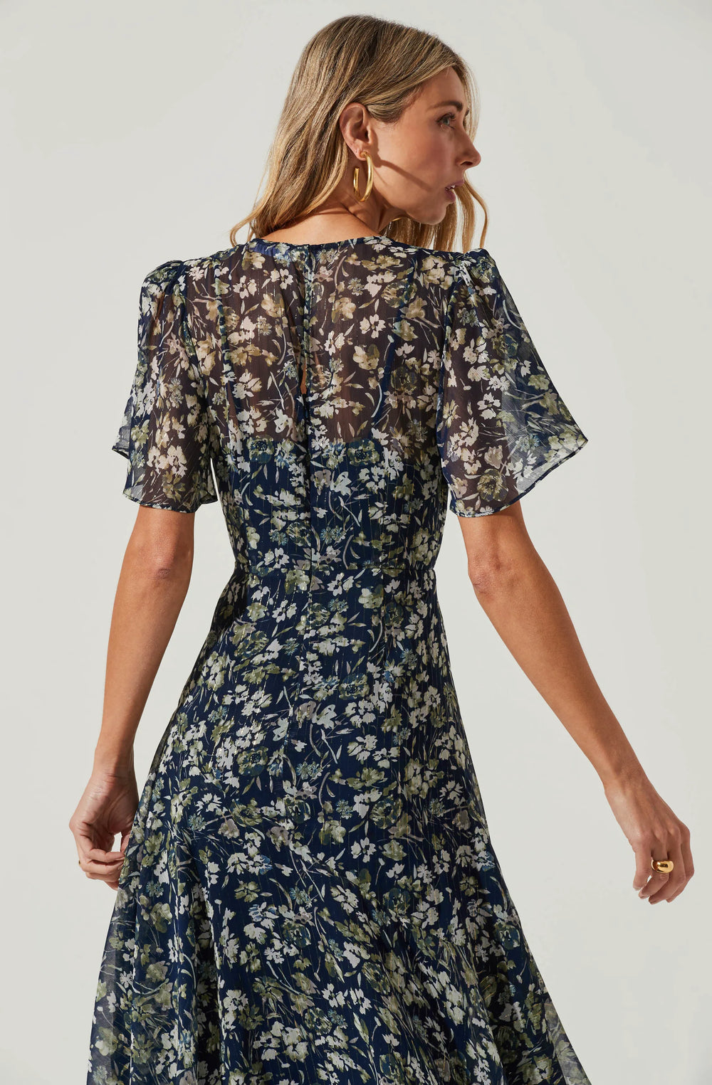 Blue Green Floral