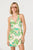 Cream green floral