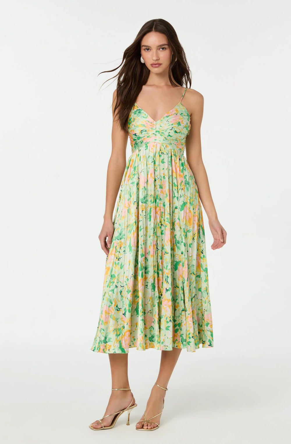 Light green floral